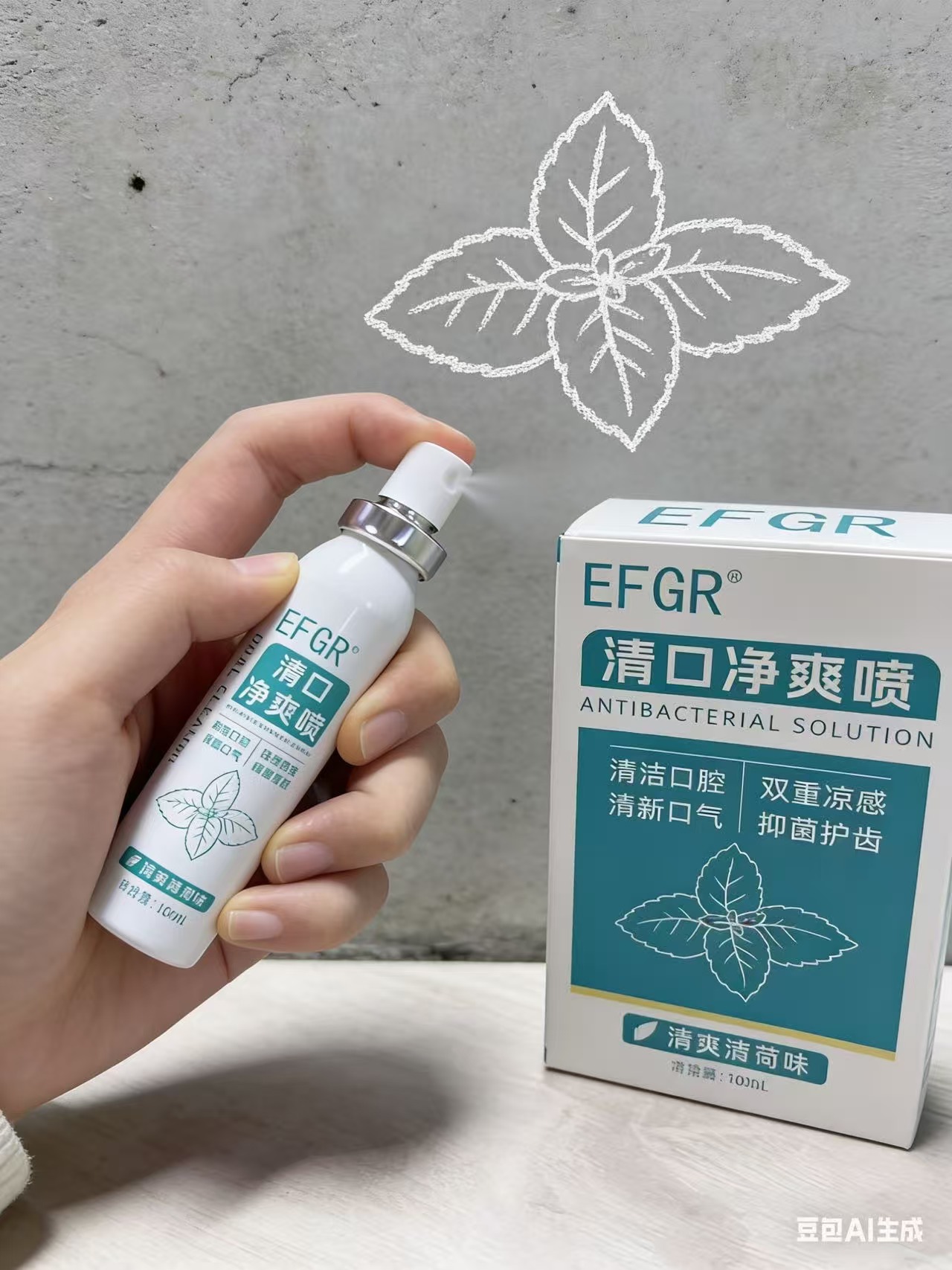 口臭严重难开口口臭喷雾剂哪个牌子好一点旋转密封防漏喷头设计