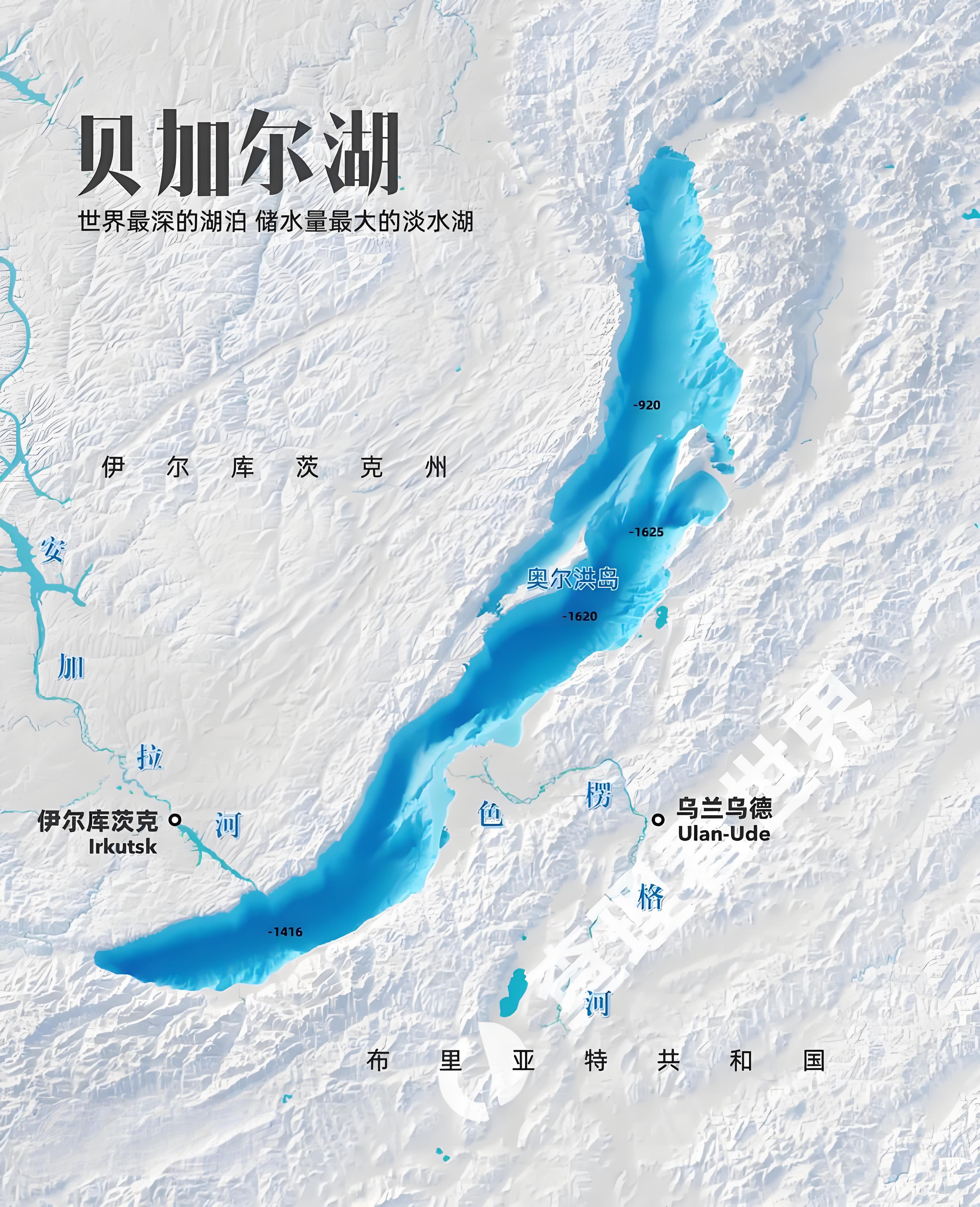 换取沙俄中贝加尔湖地图环贝加尔湖铁路坦噶尼喀湖地图贝加尔湖深度