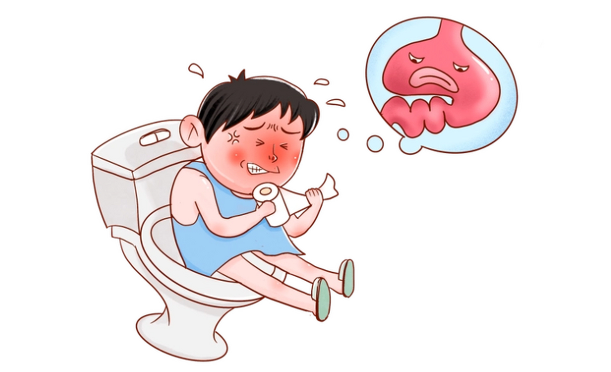 腹痛,腹泻时,如果急性起病应考虑急性肠胃炎,一般建议尽早进行血常规