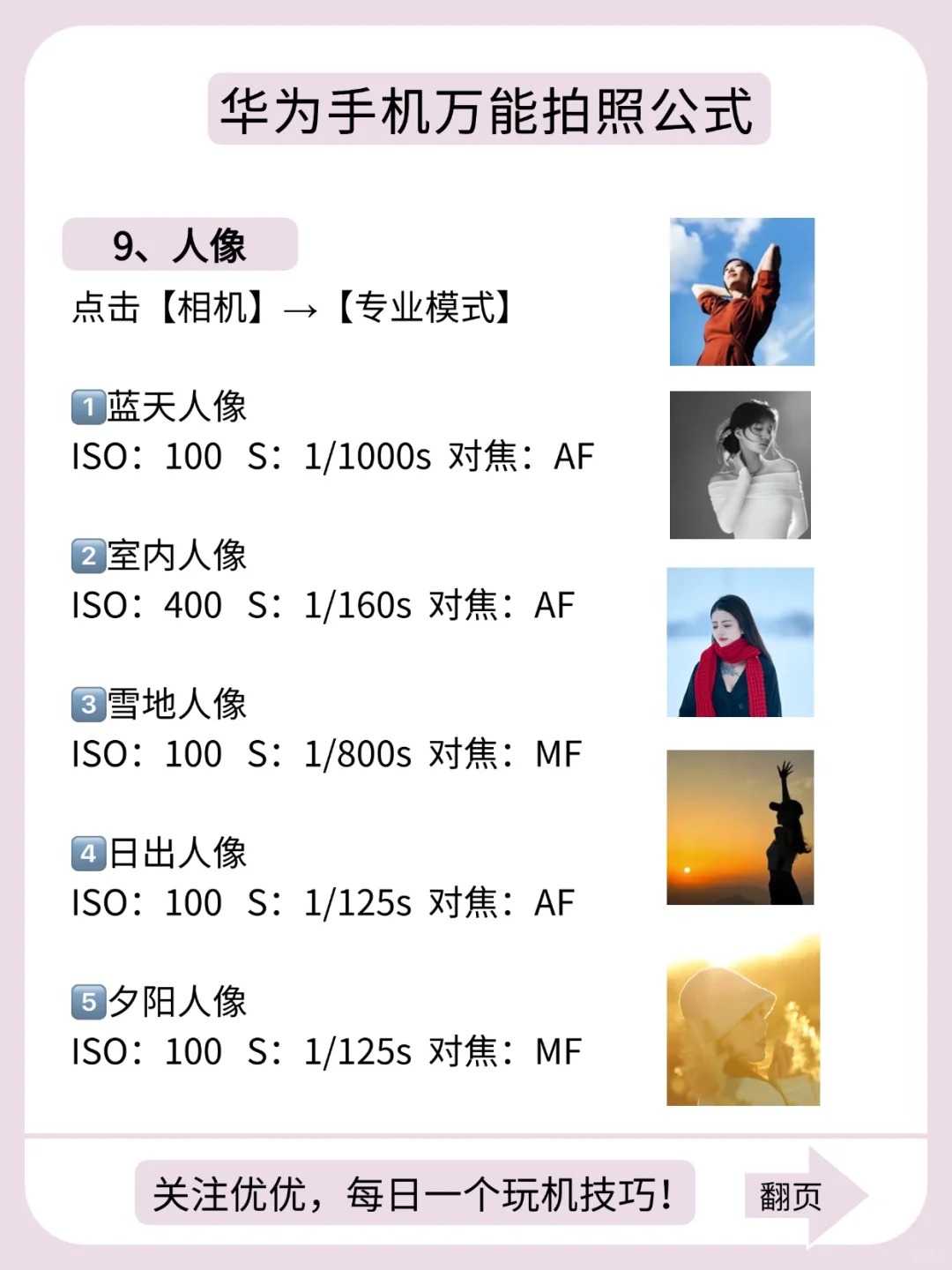 荣耀60自拍摄影教程，技巧大全