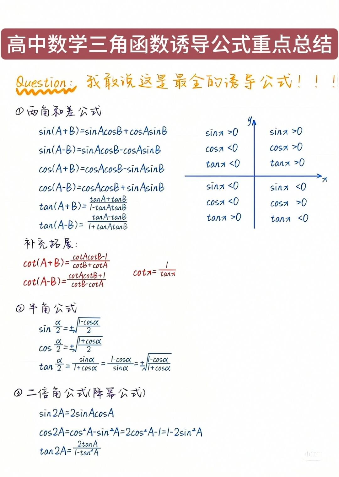 高中数学求导公式(高中数学求导公式大全24个) 第2张 高中数学求导公式(高中数学求导公式大全24个) 第2张