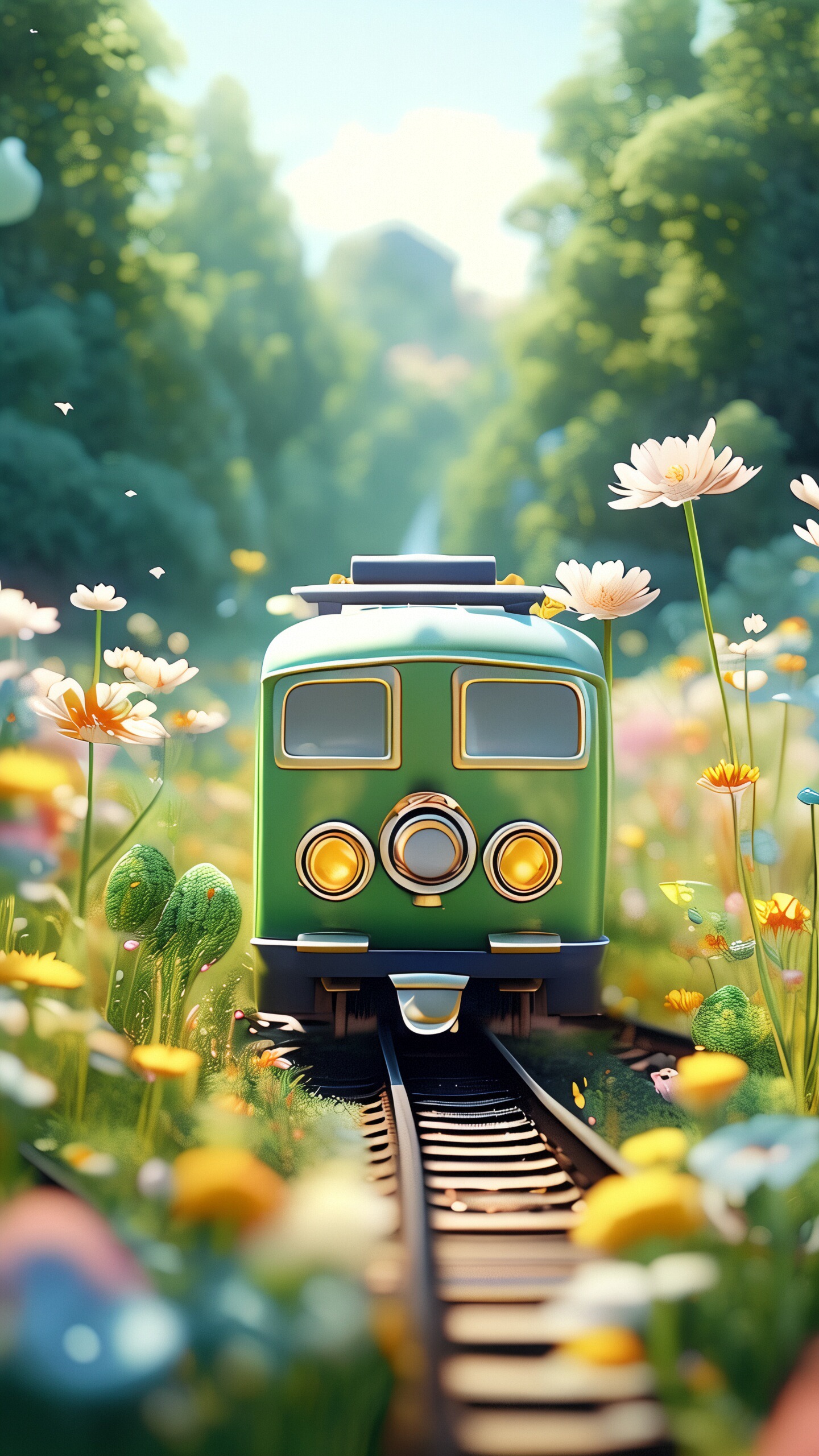 小火车,精美手机壁纸,可直接保存 #曾志伟连夜改名去掉三只