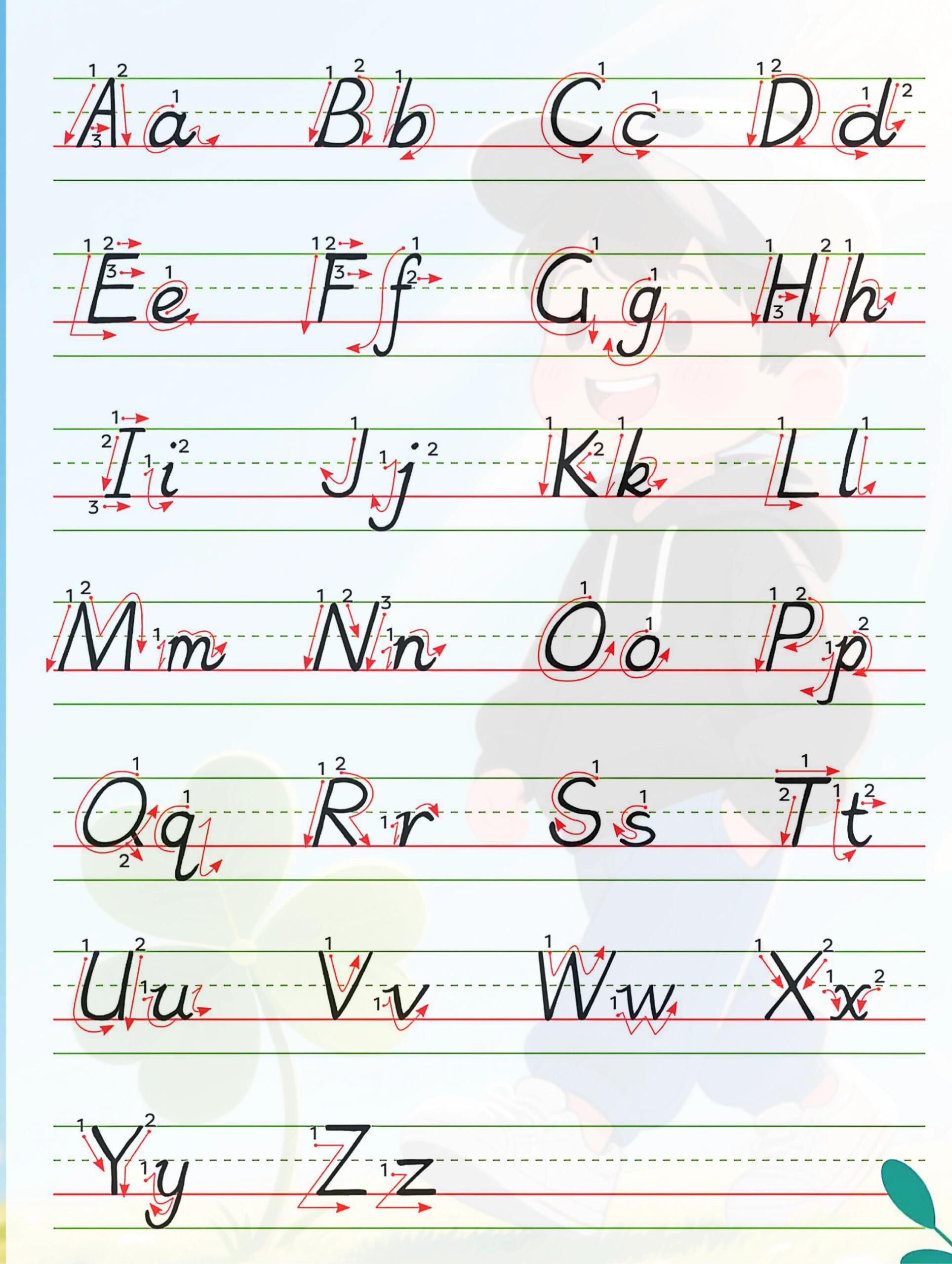 今天给大家分享三年级上册英语26个字母的每日一练,帮助孩子轻松衔接