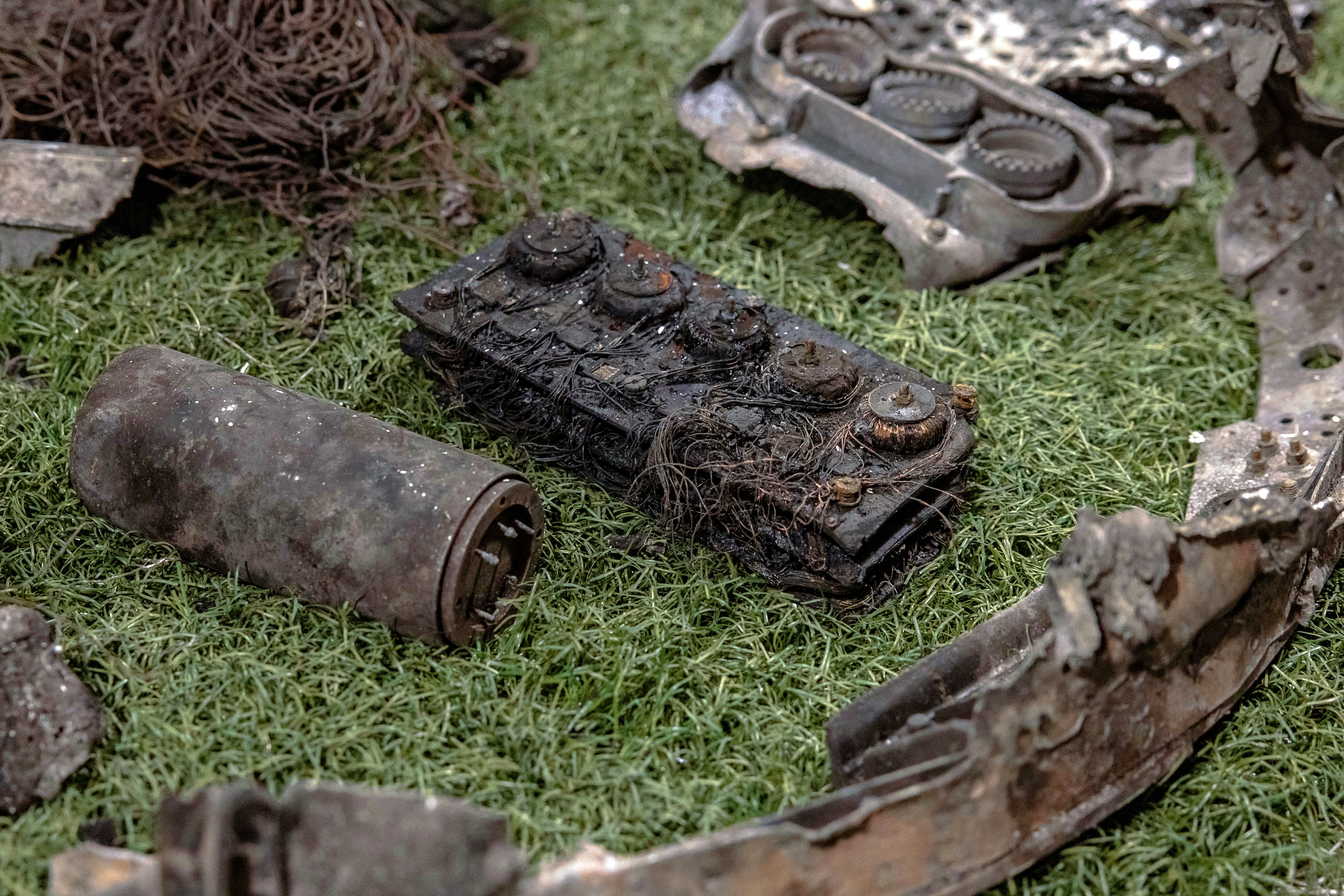 乌克兰展示俄罗斯新型导弹残骸?