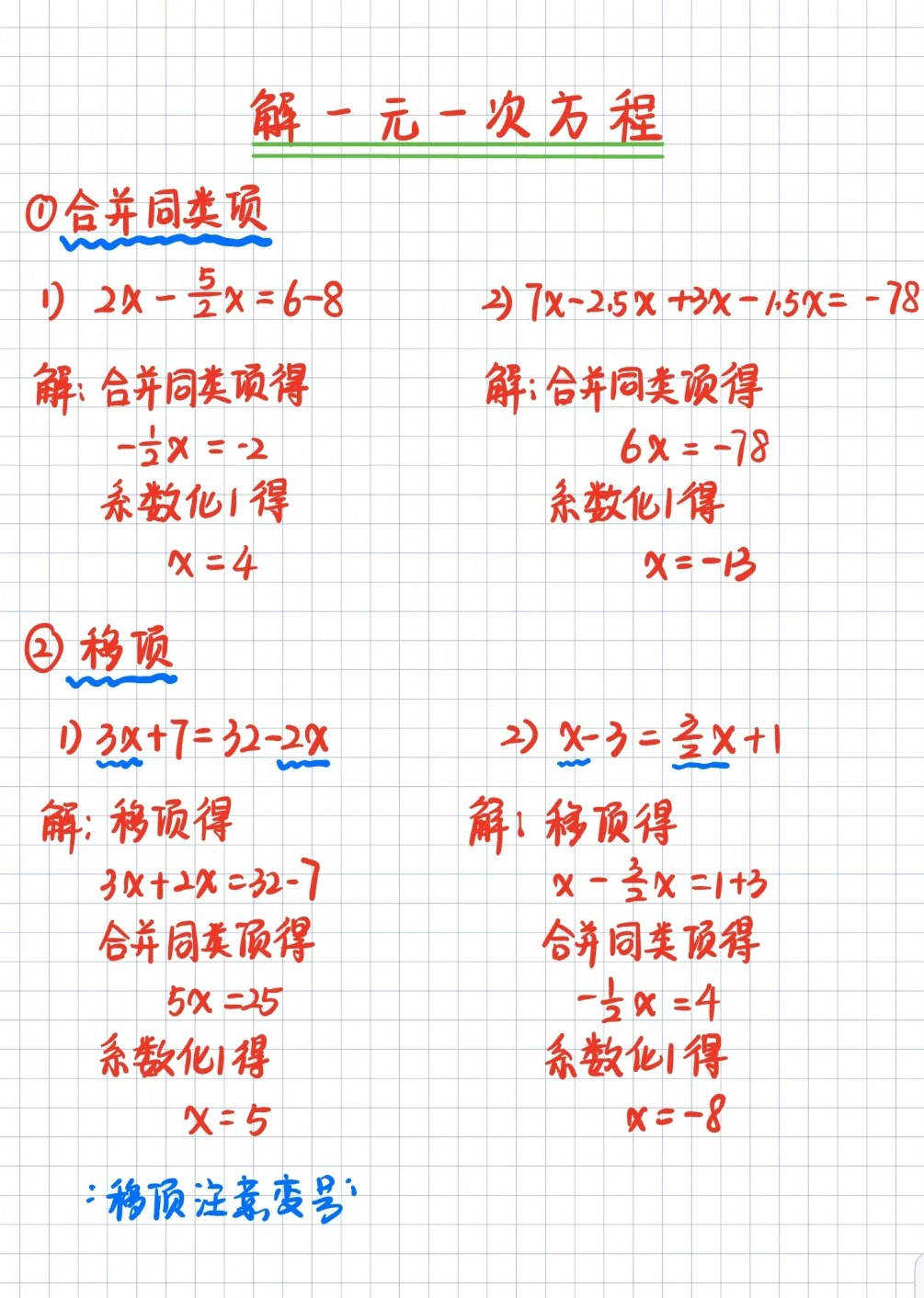 一元一次方程,这样教孩子更易懂