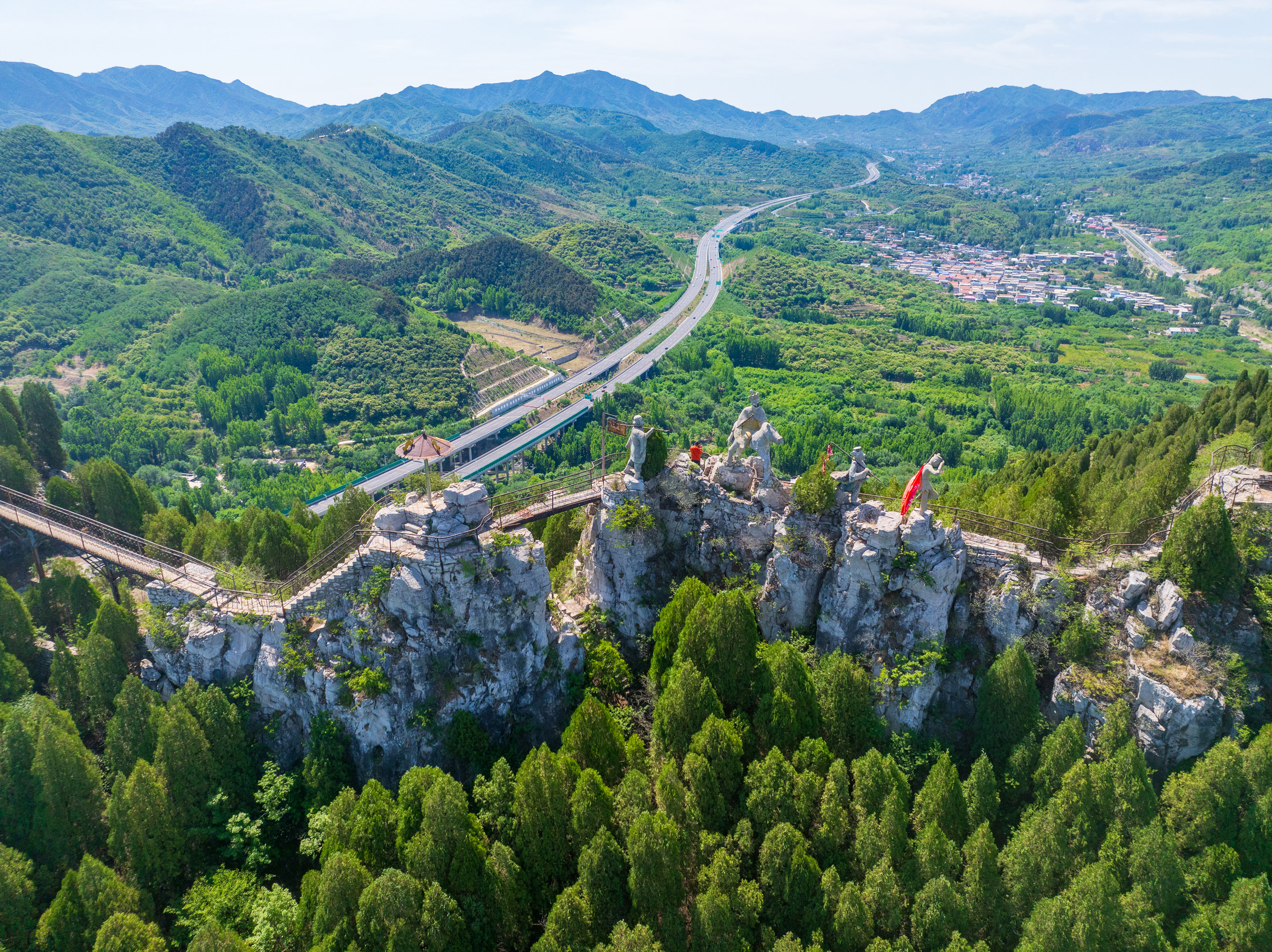 济南柳埠免费景点图片