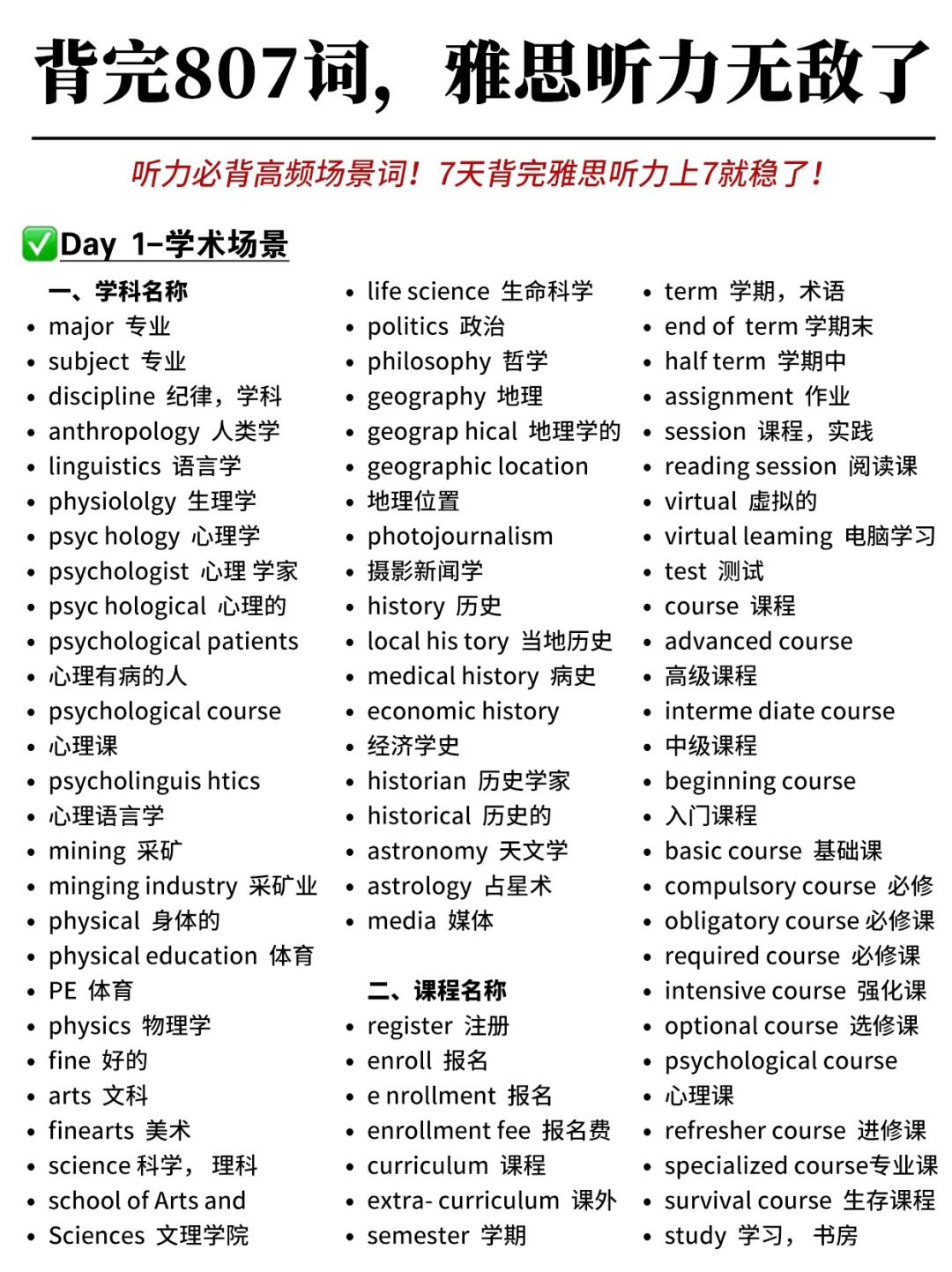 词,雅思听力7分直接拿下 我分享一下我自己学的,有效果的高途雅思