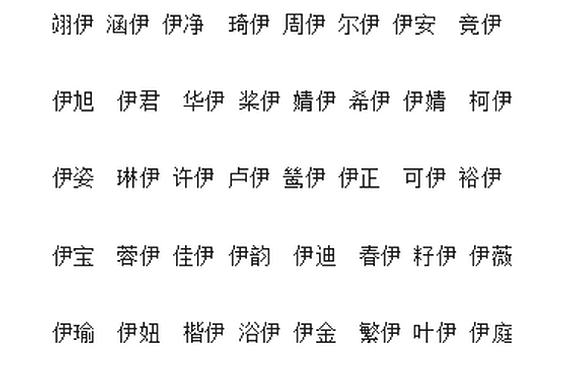 伊字的演变图片