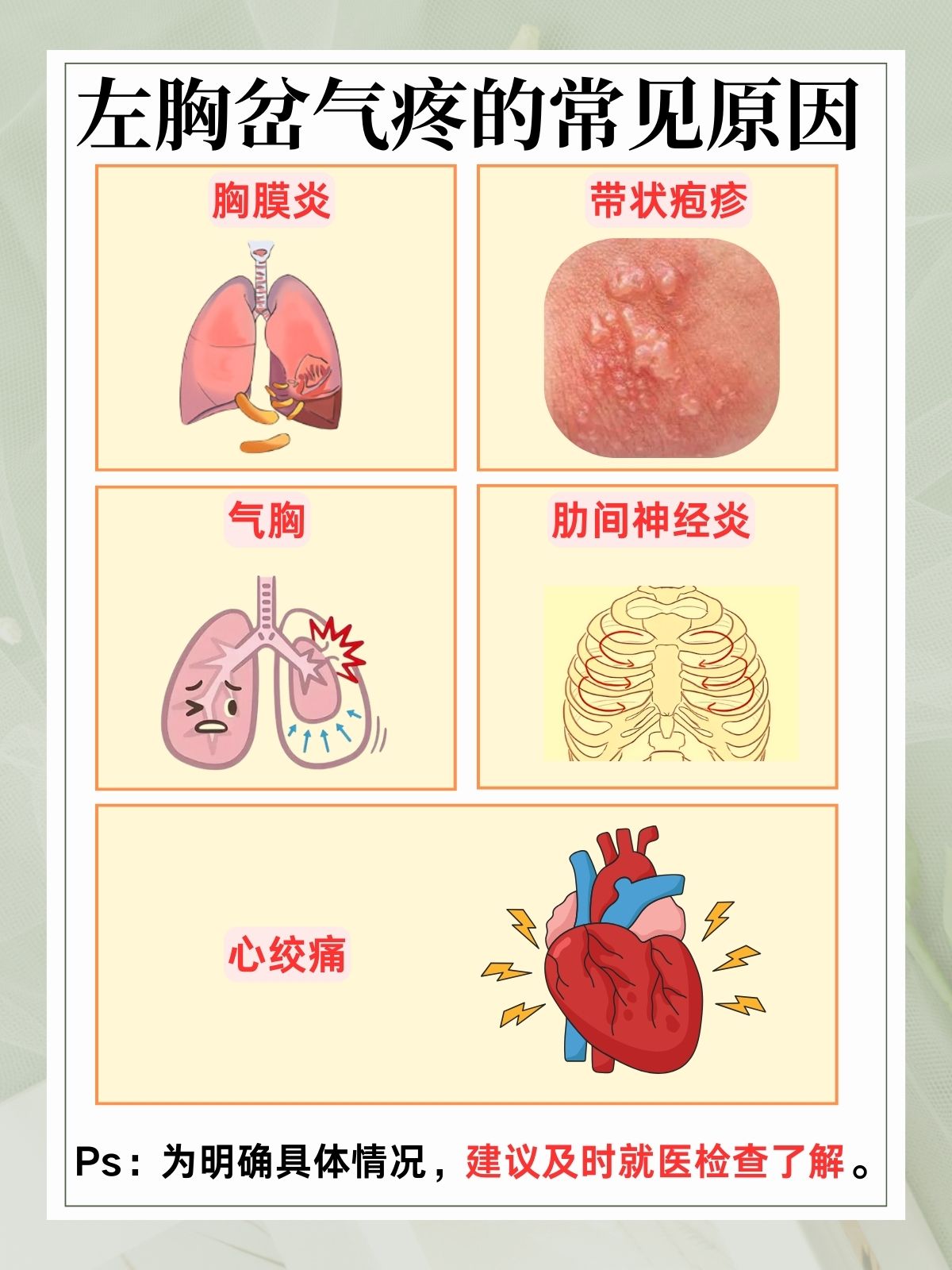 左胸岔气疼可能的原因与应对方法 左胸岔气疼很多人都有过这样的