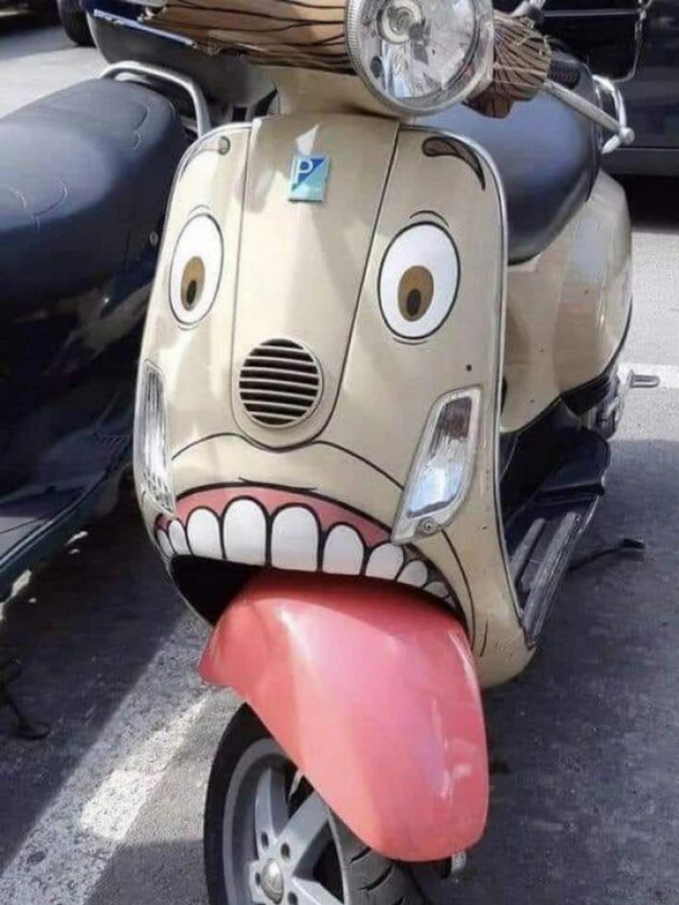 这是什么造型呀,也太独特了吧,还真别说这造型真滑