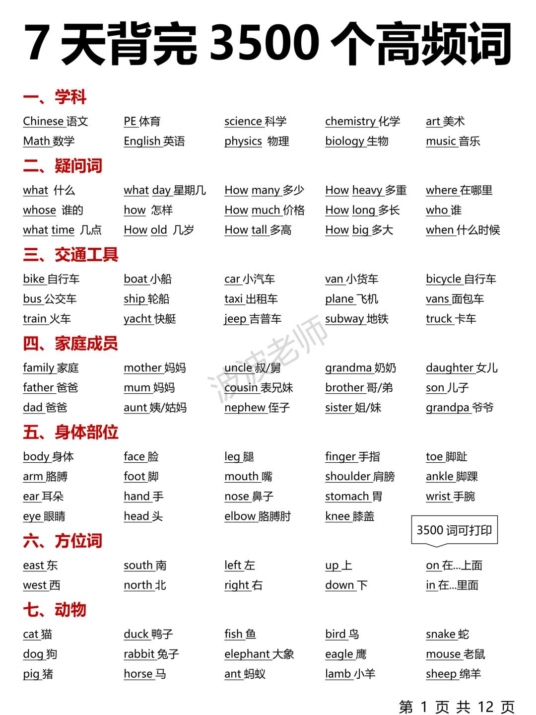 now现在 then那时 often常常 always总是 usually停常