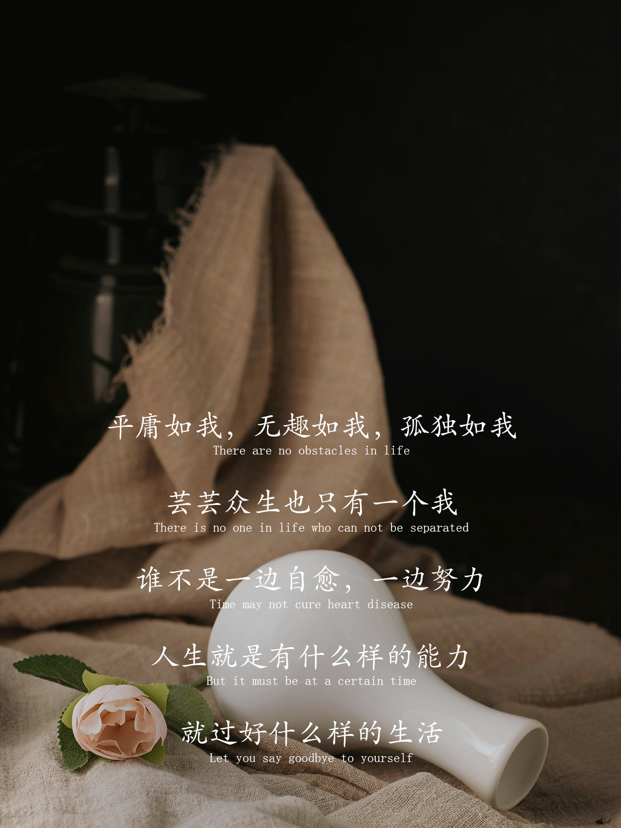 不必讨好别人,也温柔以待而不是排斥自己无趣人生有
