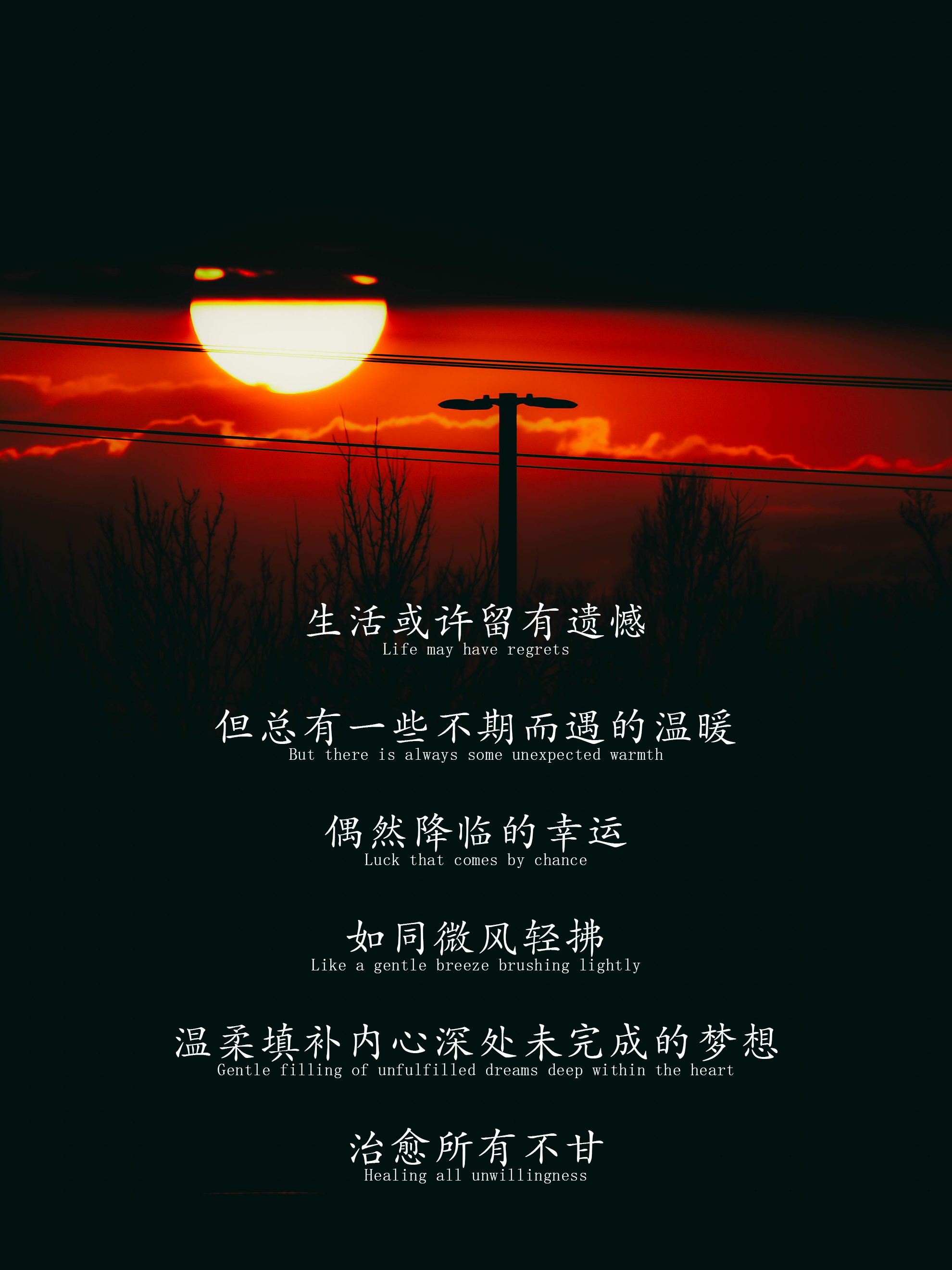 生活或许留有遗憾