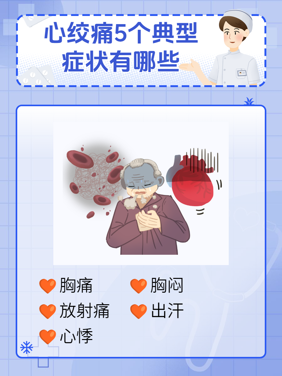 心绞痛症状的典型症状?揭秘真相 心绞痛是一种较为常见的心脏疾病.