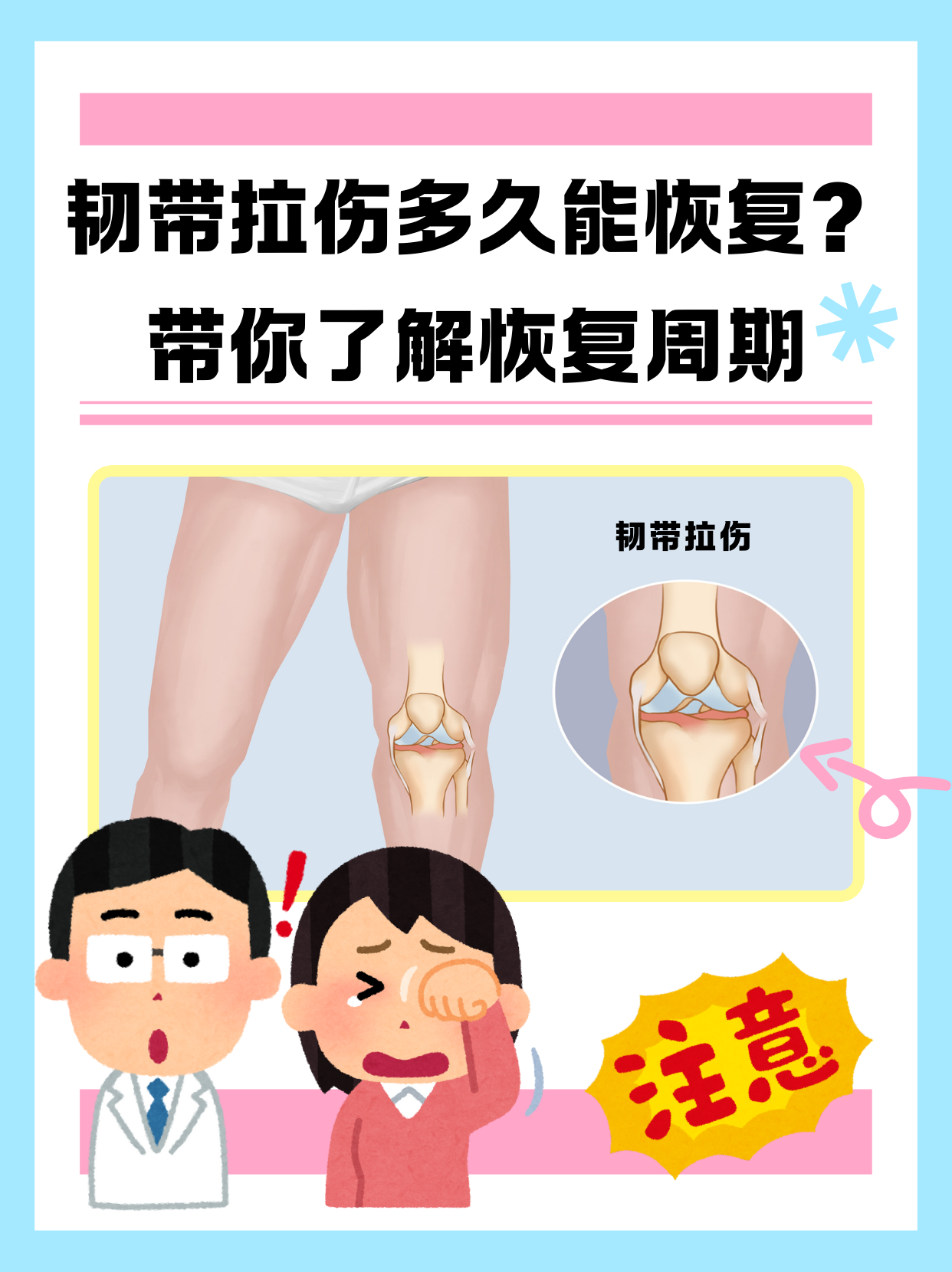 韧带拉伤一般多久能恢复?