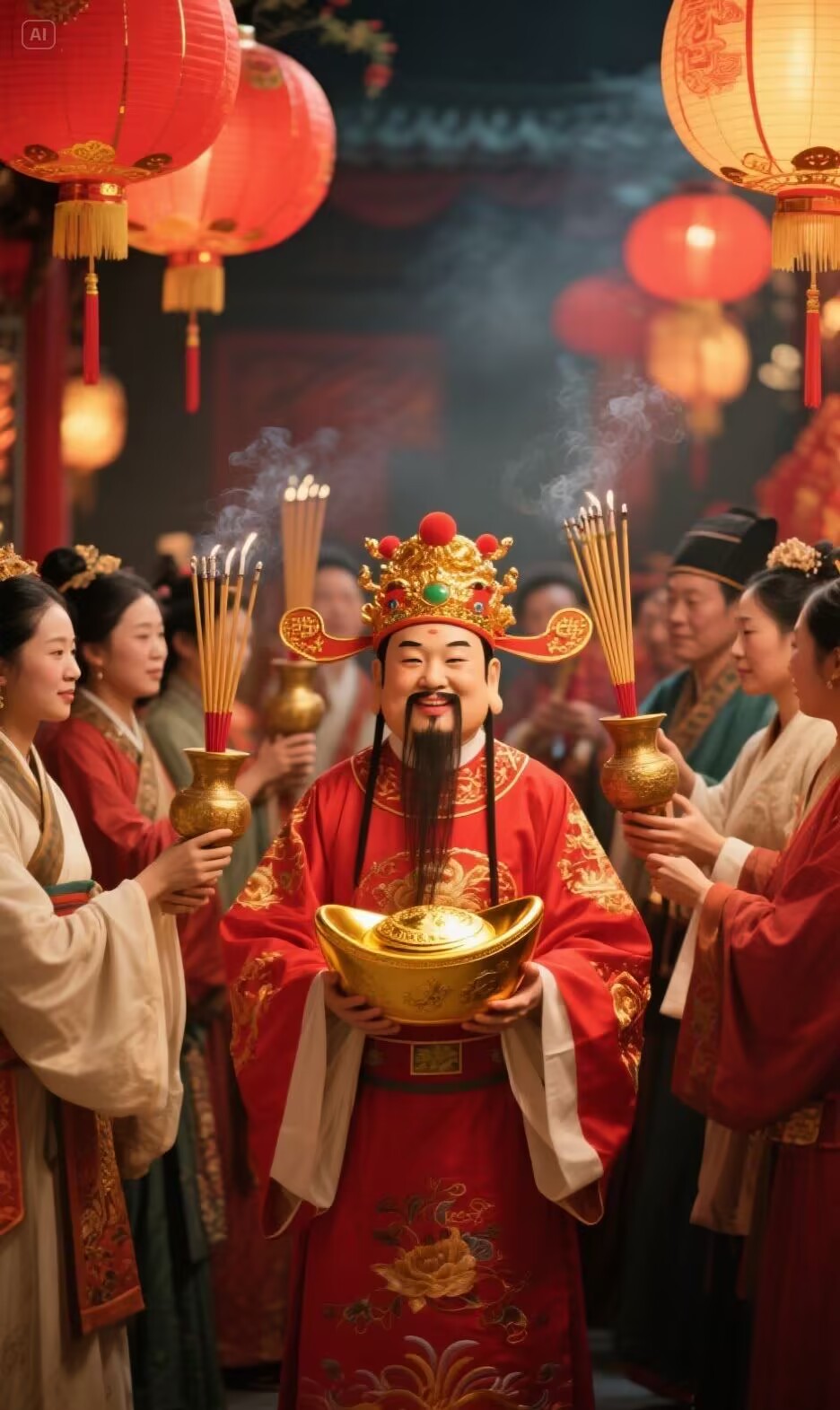 一张图迎财神
