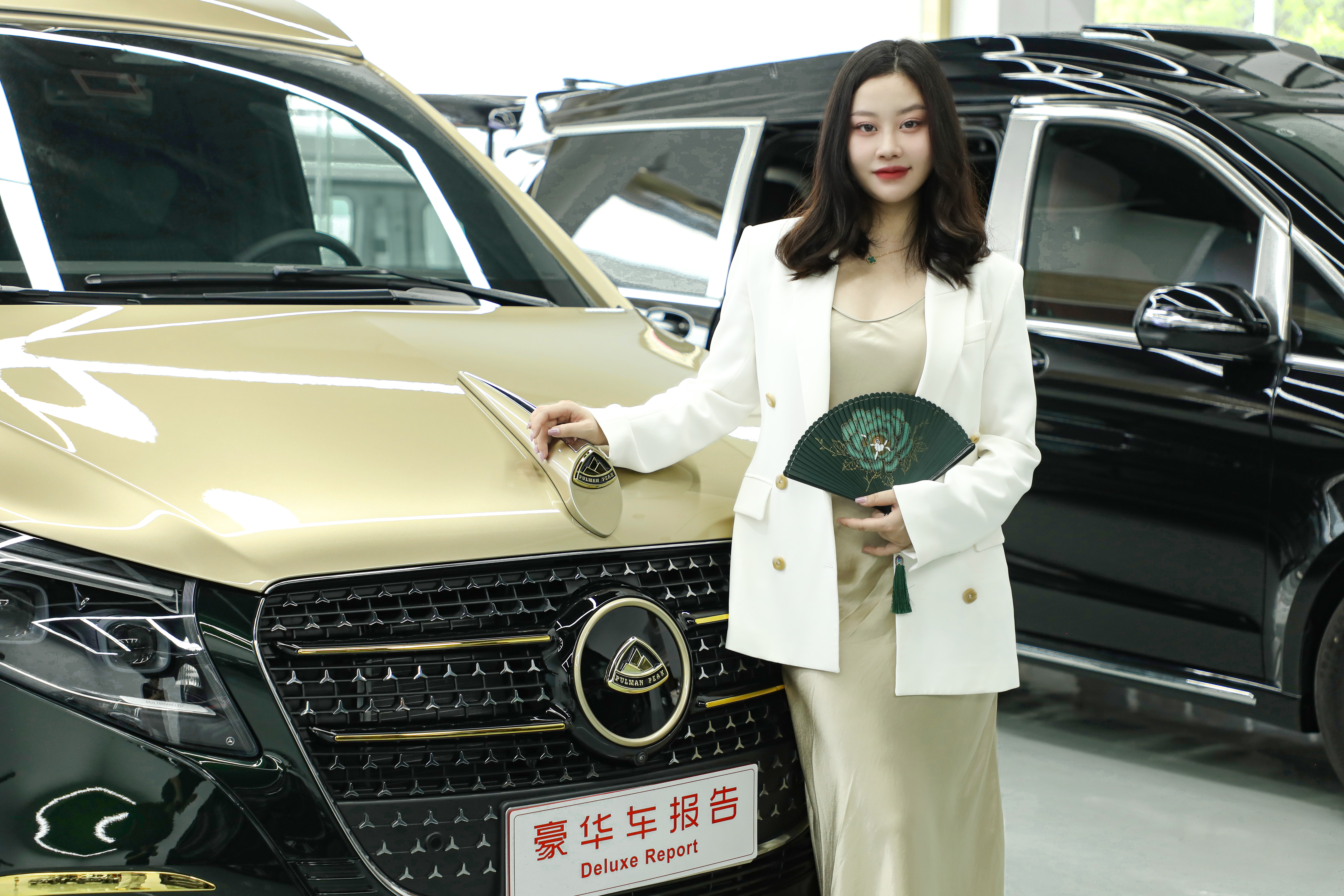 过的菩提叶,用铂金浇筑工艺封存于车顶四角,保佑车主福禄财寿福泽绵长