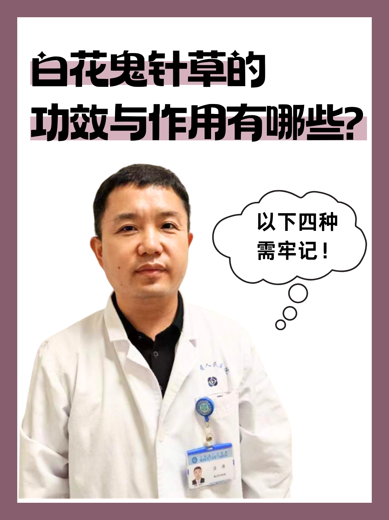 白花鬼针草的功效与作用 白花鬼针草是一种具有广泛功效作用的中药材