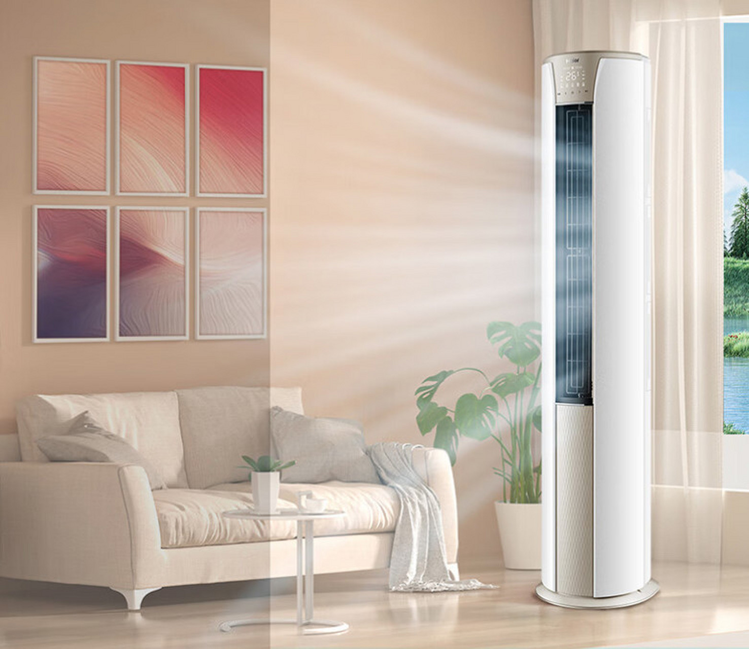 海尔3匹静悦新一级变频省电空调柜机,以其相对亲民的价格和丰富的功能