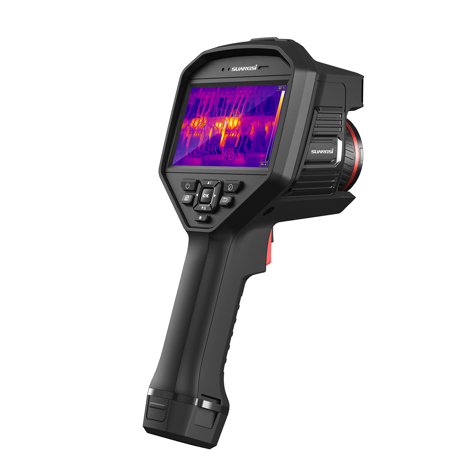 电力热故障诊断 ▏手持式测温热像仪便携小巧,功能强大,能对环境中