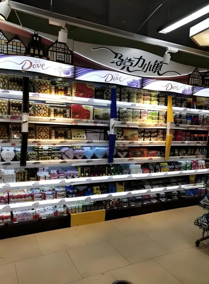 河南南阳,怀孕的小芳在超市偷了几块巧克力,被老板老板抓个正着