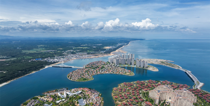 整个海花岛分3个部分