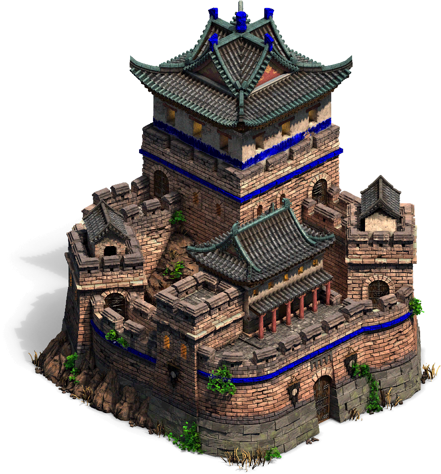 帝国时代2新增了大量中国城堡!