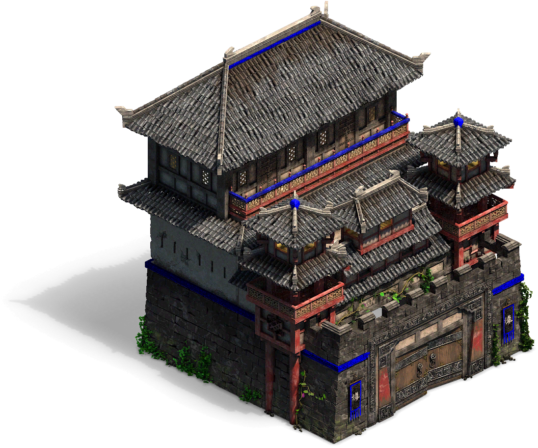 帝国时代2新增了大量中国城堡!