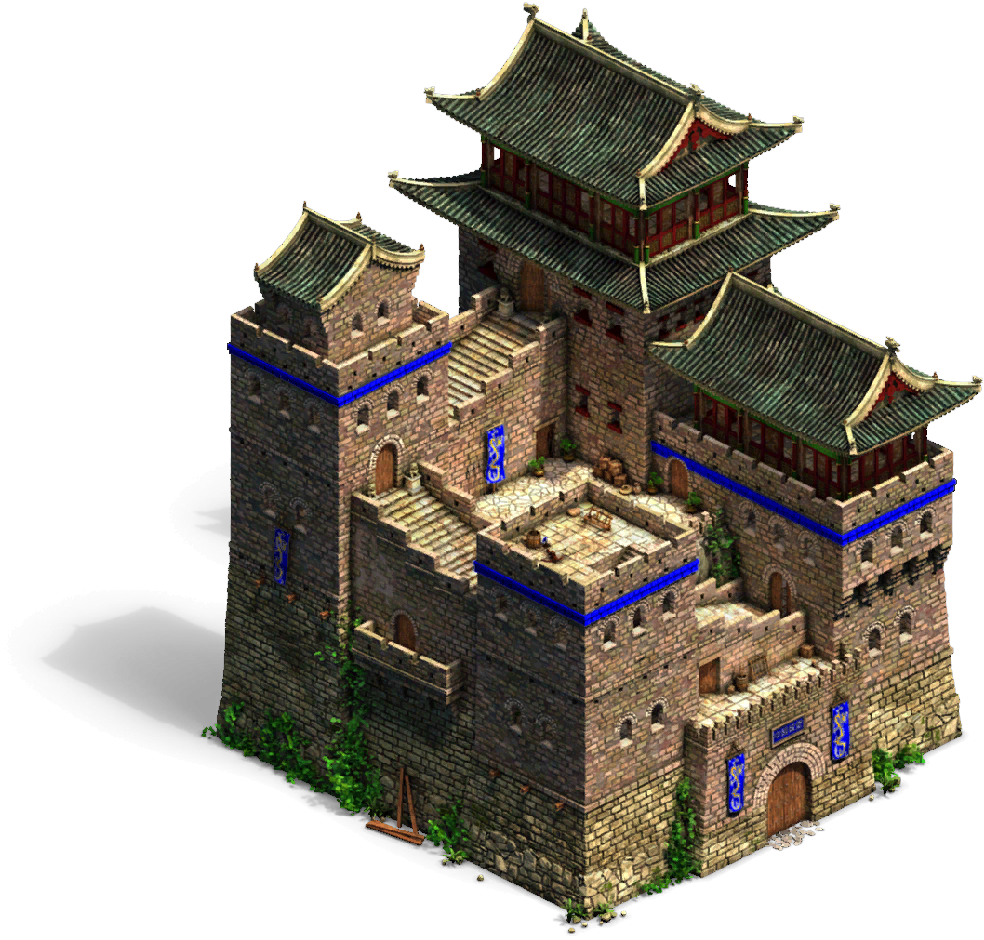 帝国时代2新增了大量中国城堡!