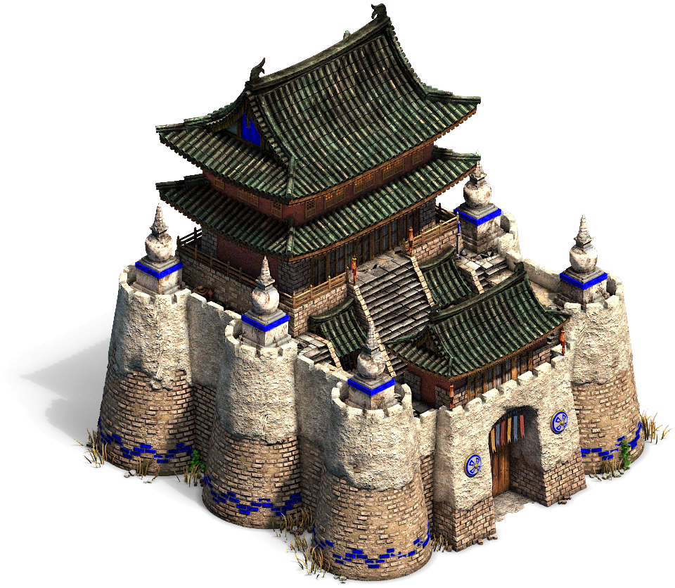 帝国时代2新增了大量中国城堡!