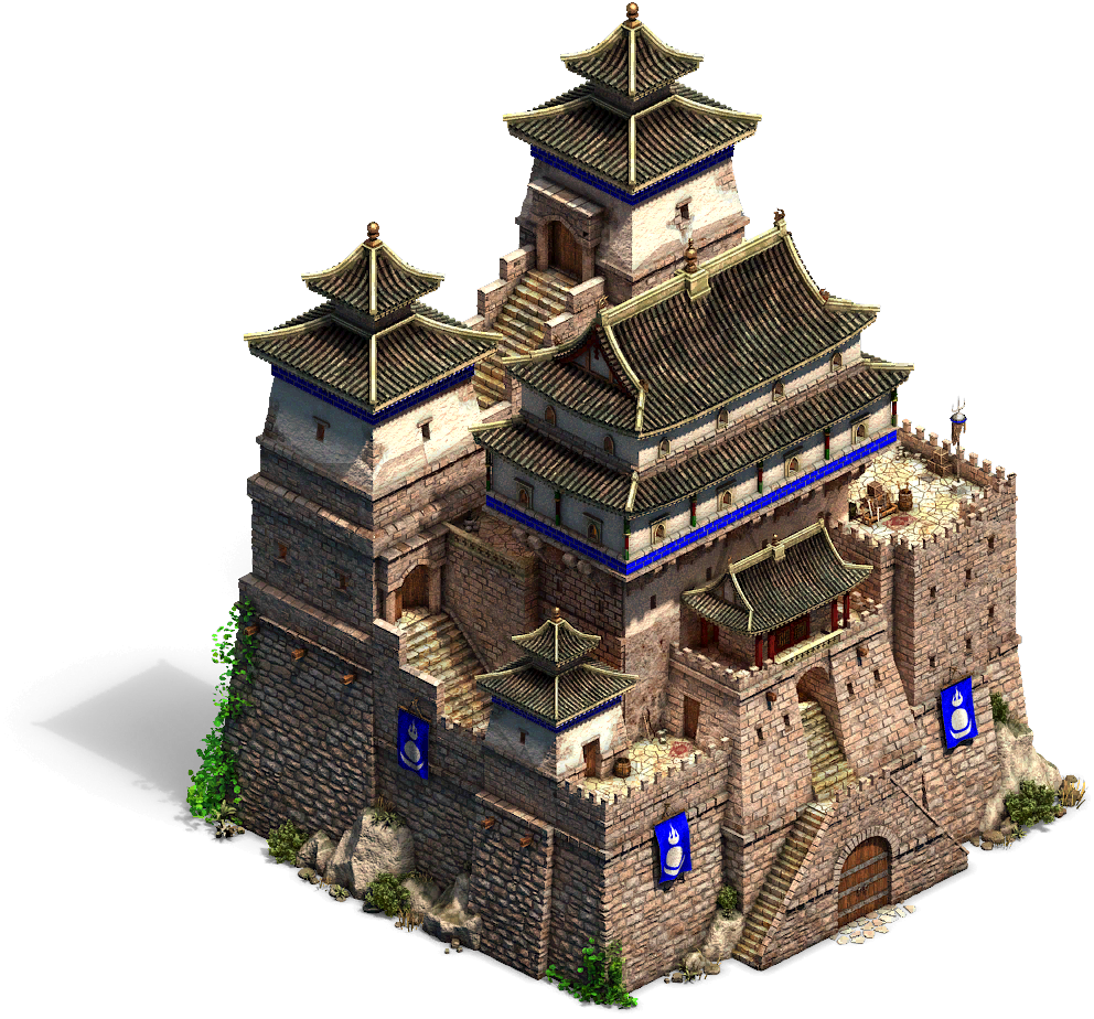 帝国时代2新增了大量中国城堡!