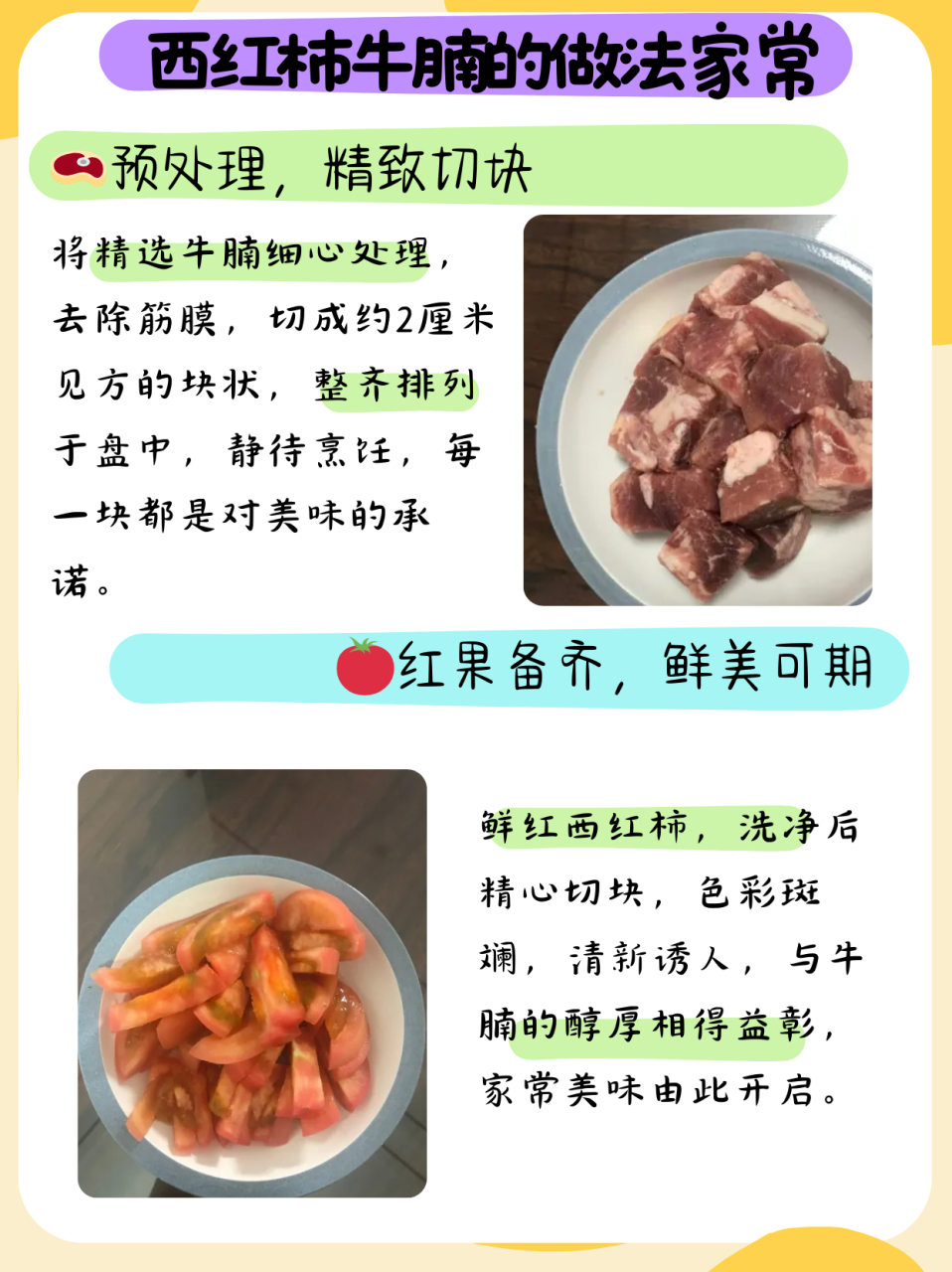 番茄牛腩的做法图片