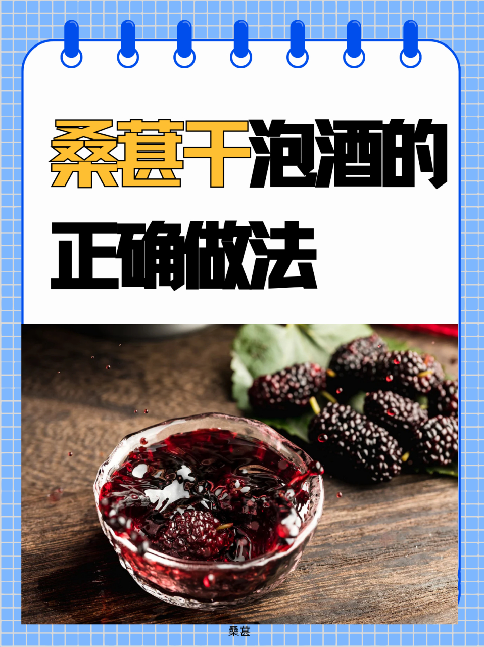 桑葚干泡酒的正确做法  终于理解网友说的好喝到无语了… 网友果然没