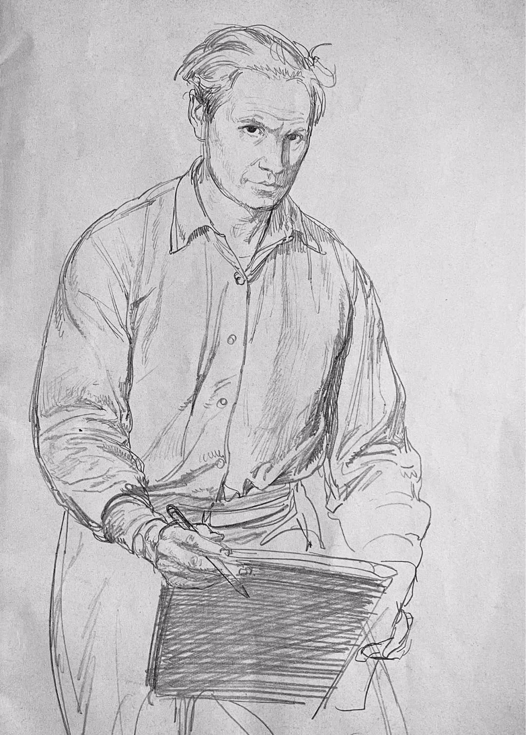 俄罗斯杰出的天才画家,索罗明速写作品!