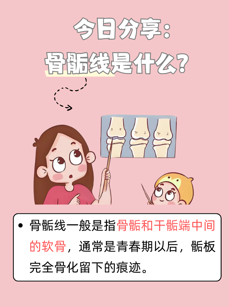 今日分享:骨骺线是什么?