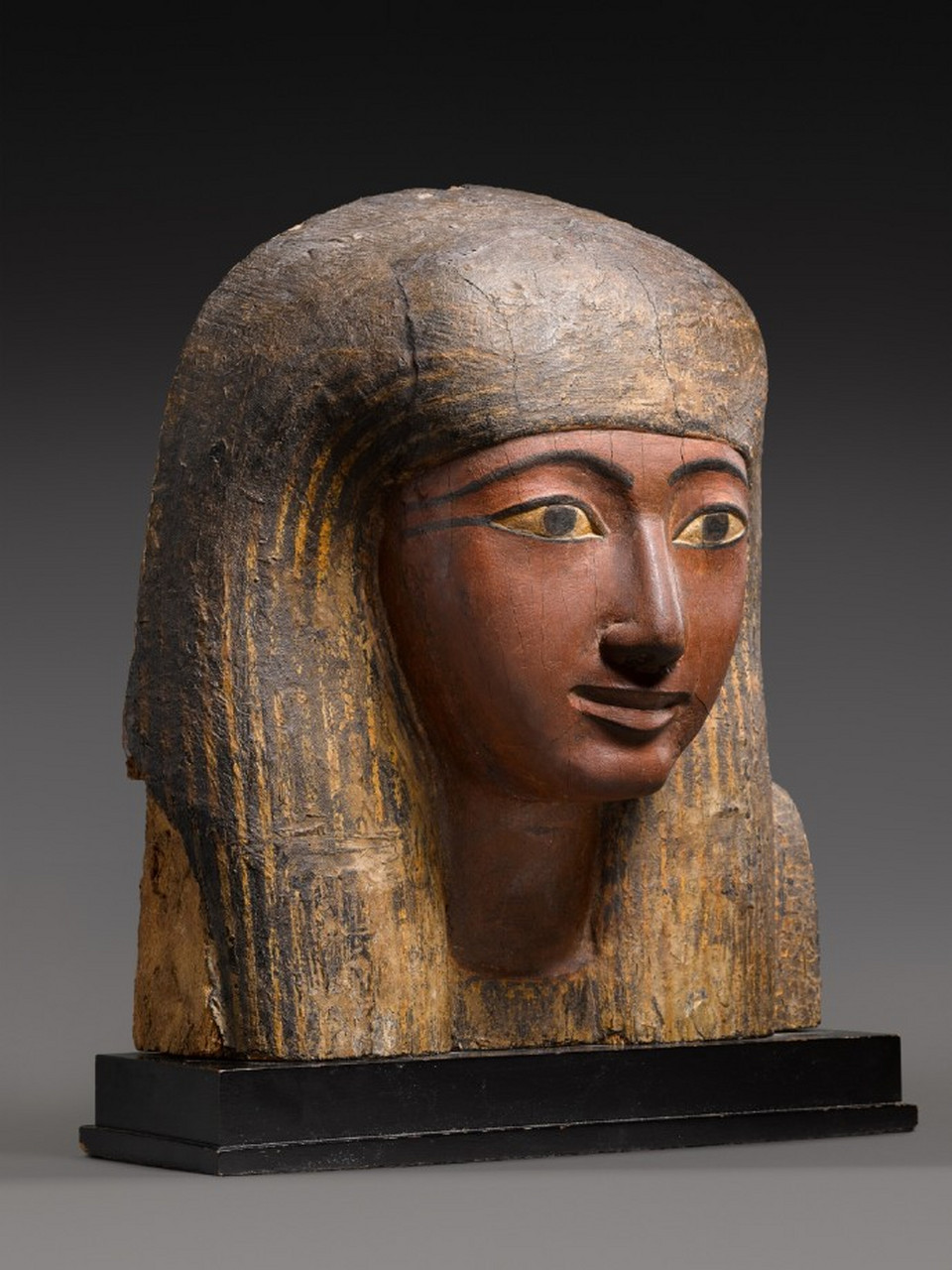 古埃及木乃伊面具,埃及第二十二王朝 高:35.