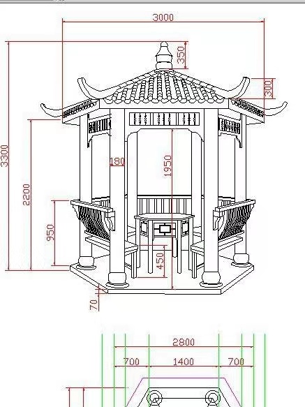 木制凉亭的制作方法