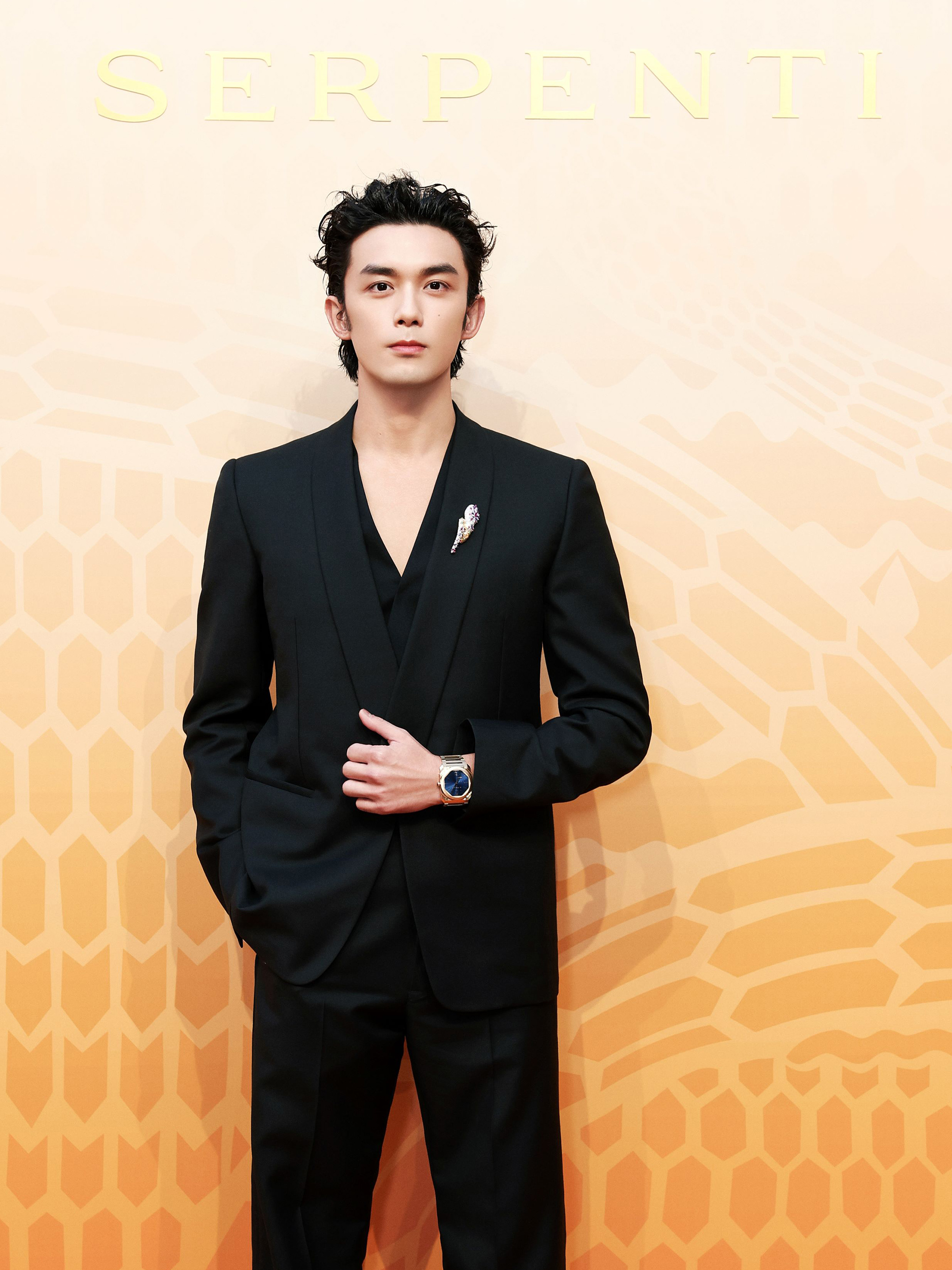 bvlgari 宝格丽品牌大使吴磊佩戴 serpenti 高级珠宝系列的作品,亮相