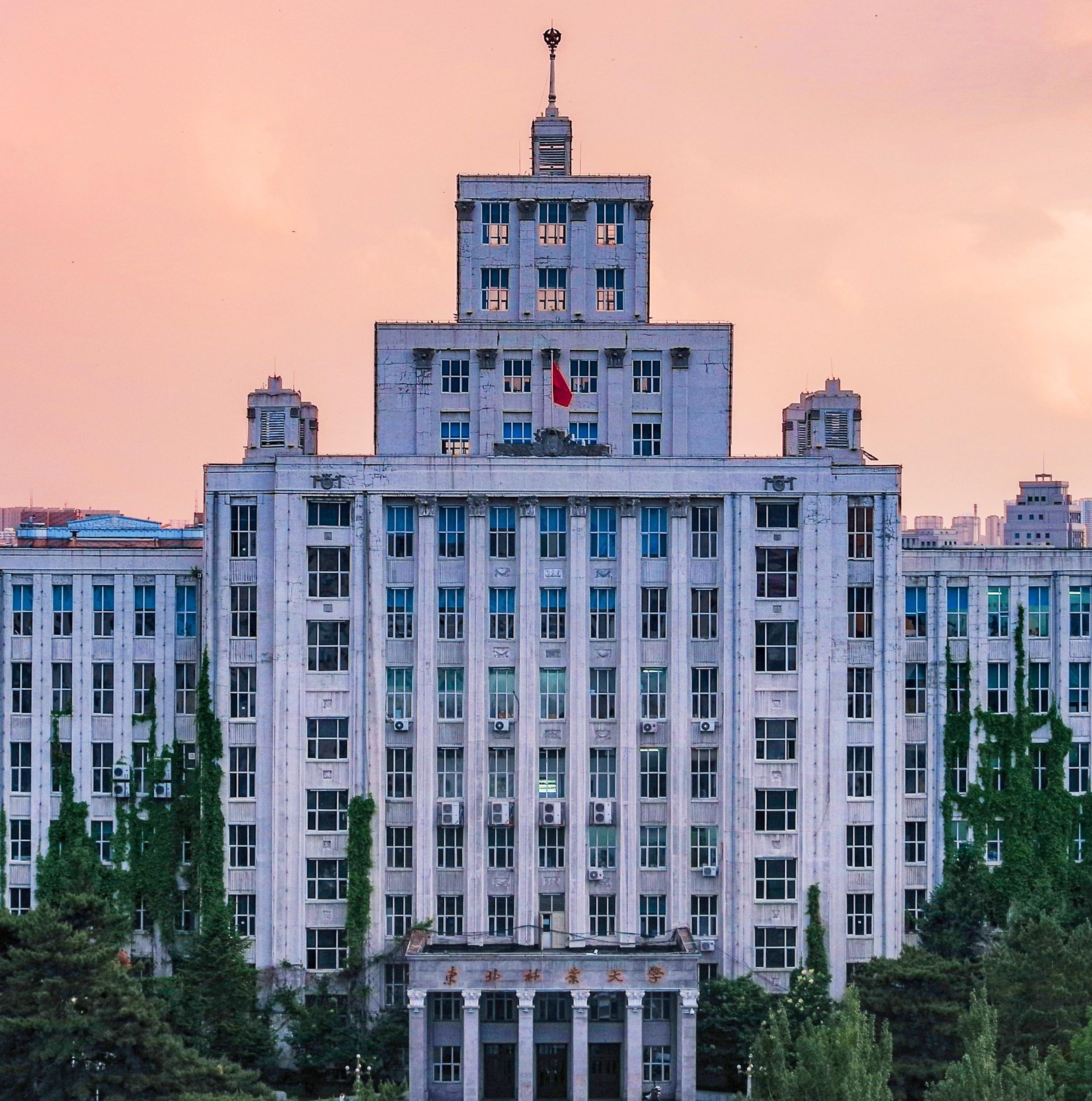 东北林业大学大门图片