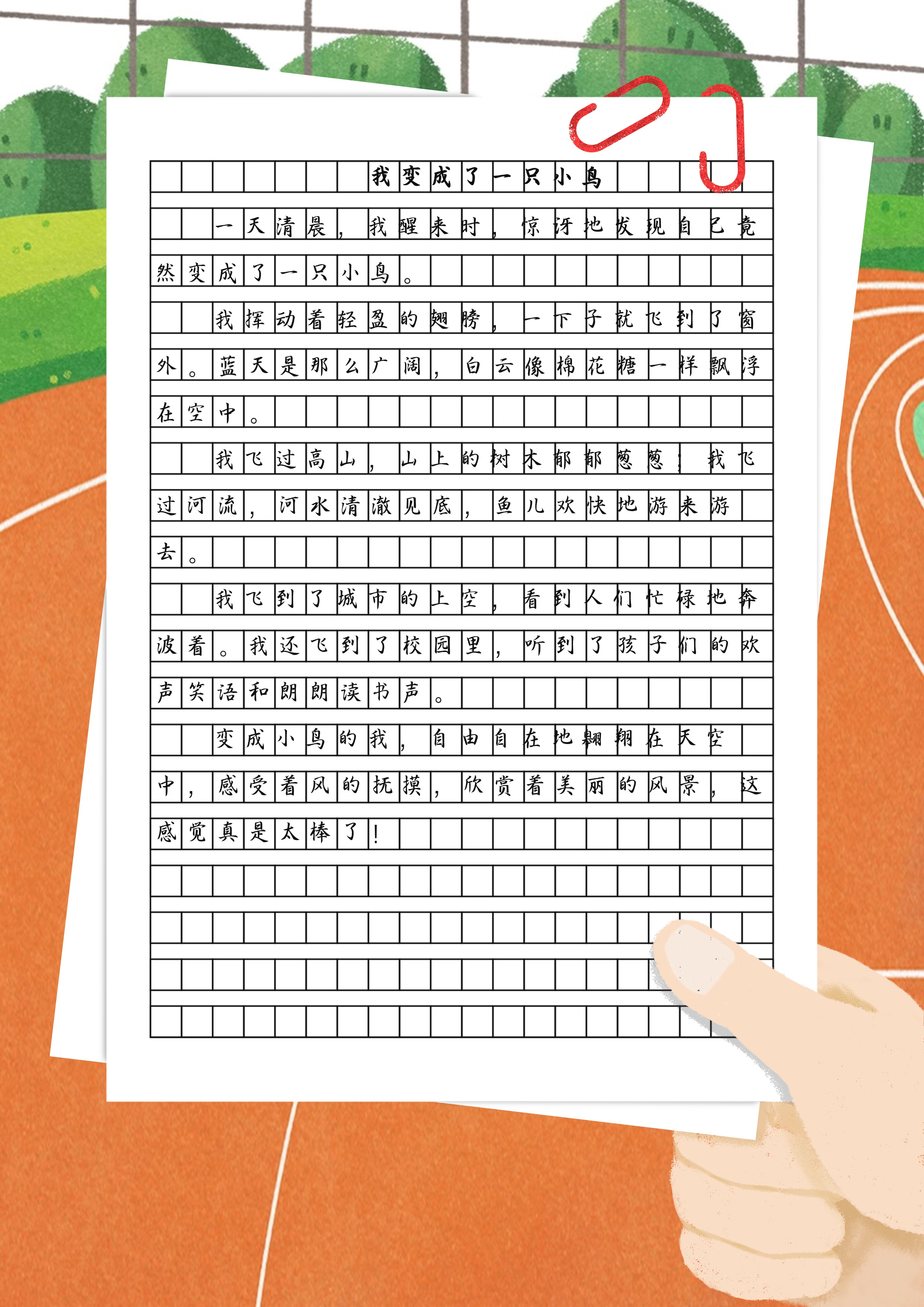 我变成了什么想象作文300字三年级