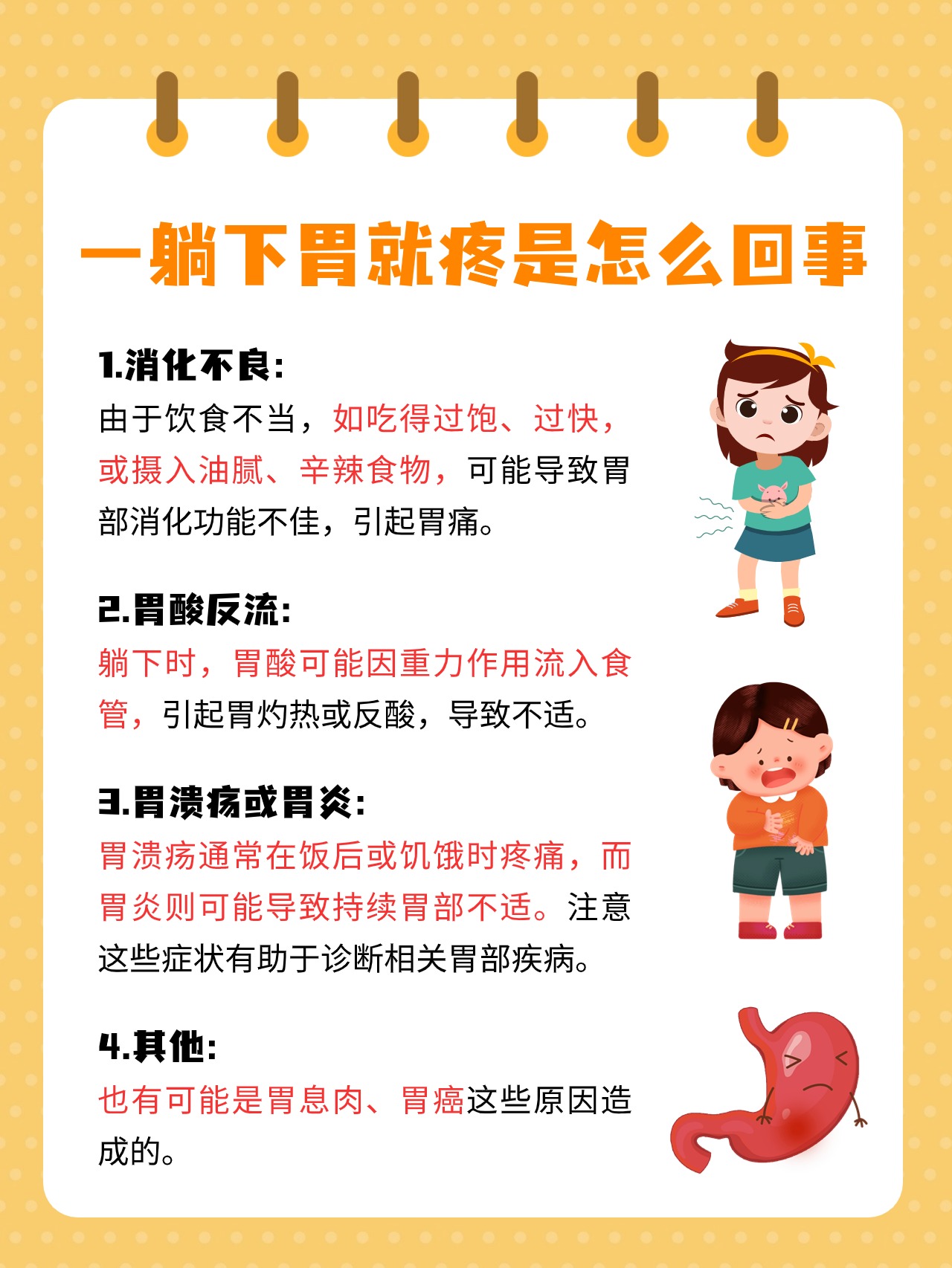 躺下胃疼痛难忍?