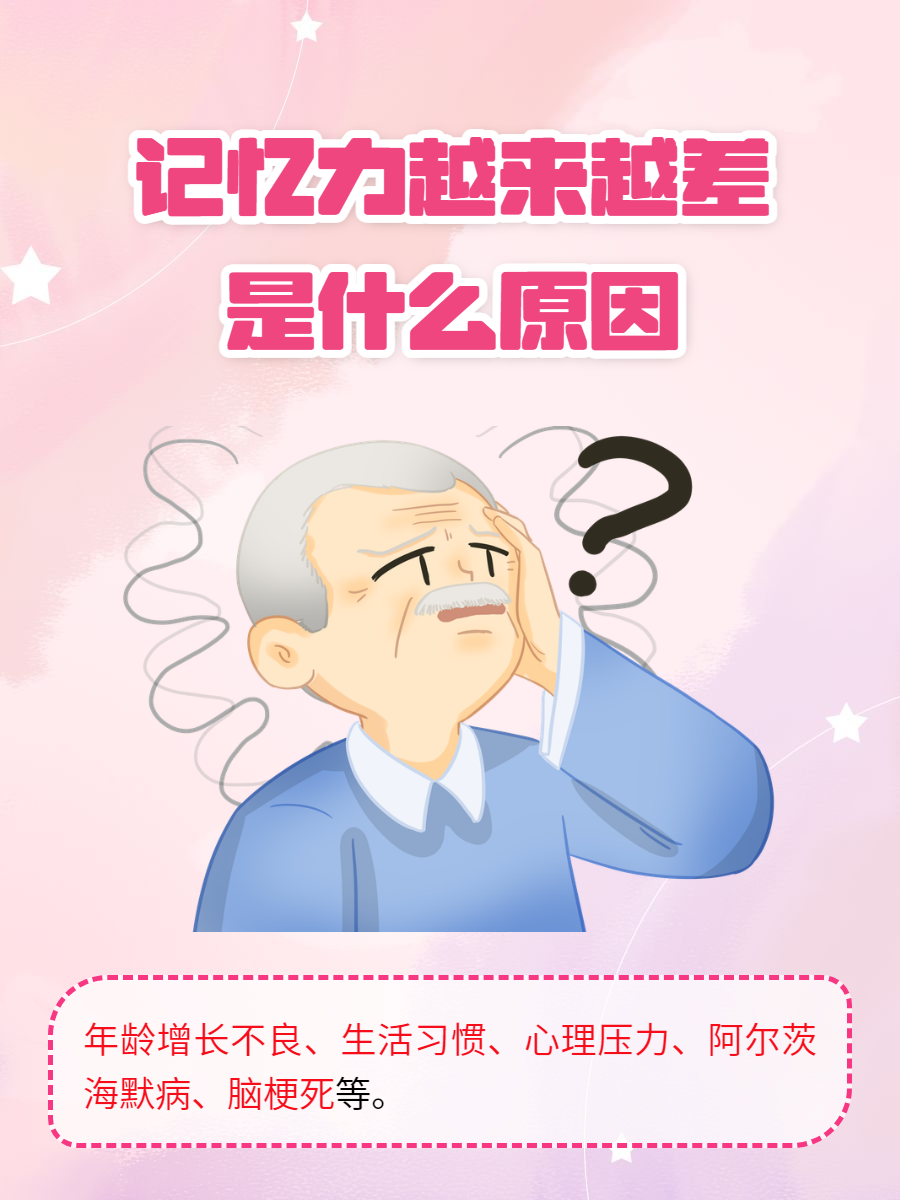 记忆力越来越差是什么原因造成的?