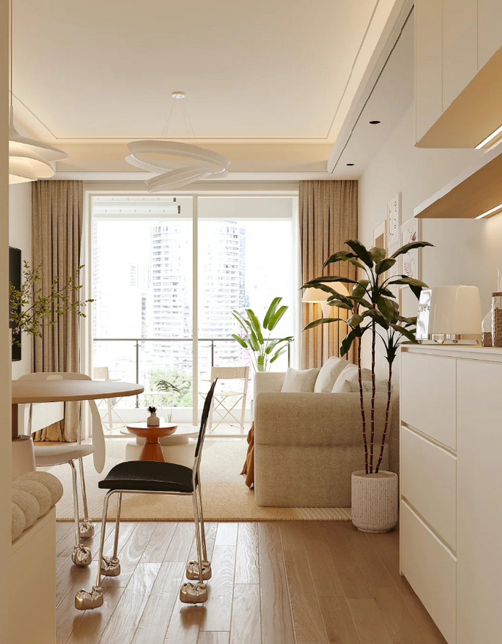 小户型原木奶油风装修,邂逅温暖与浪漫 💕原木奶油风装修,是一种极