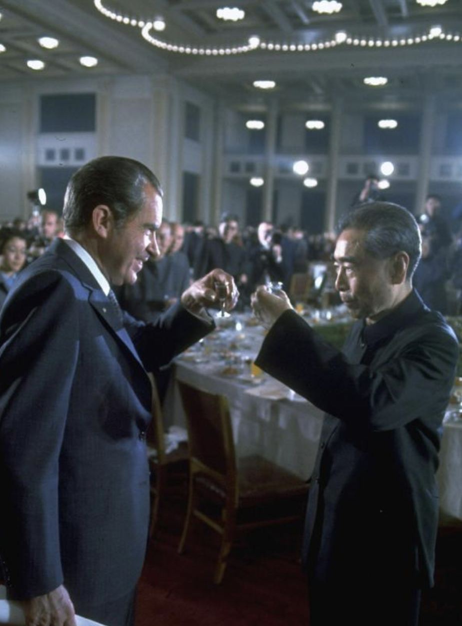 历史上珍贵的照片 难忘的瞬间 怀念周总理 #纪实