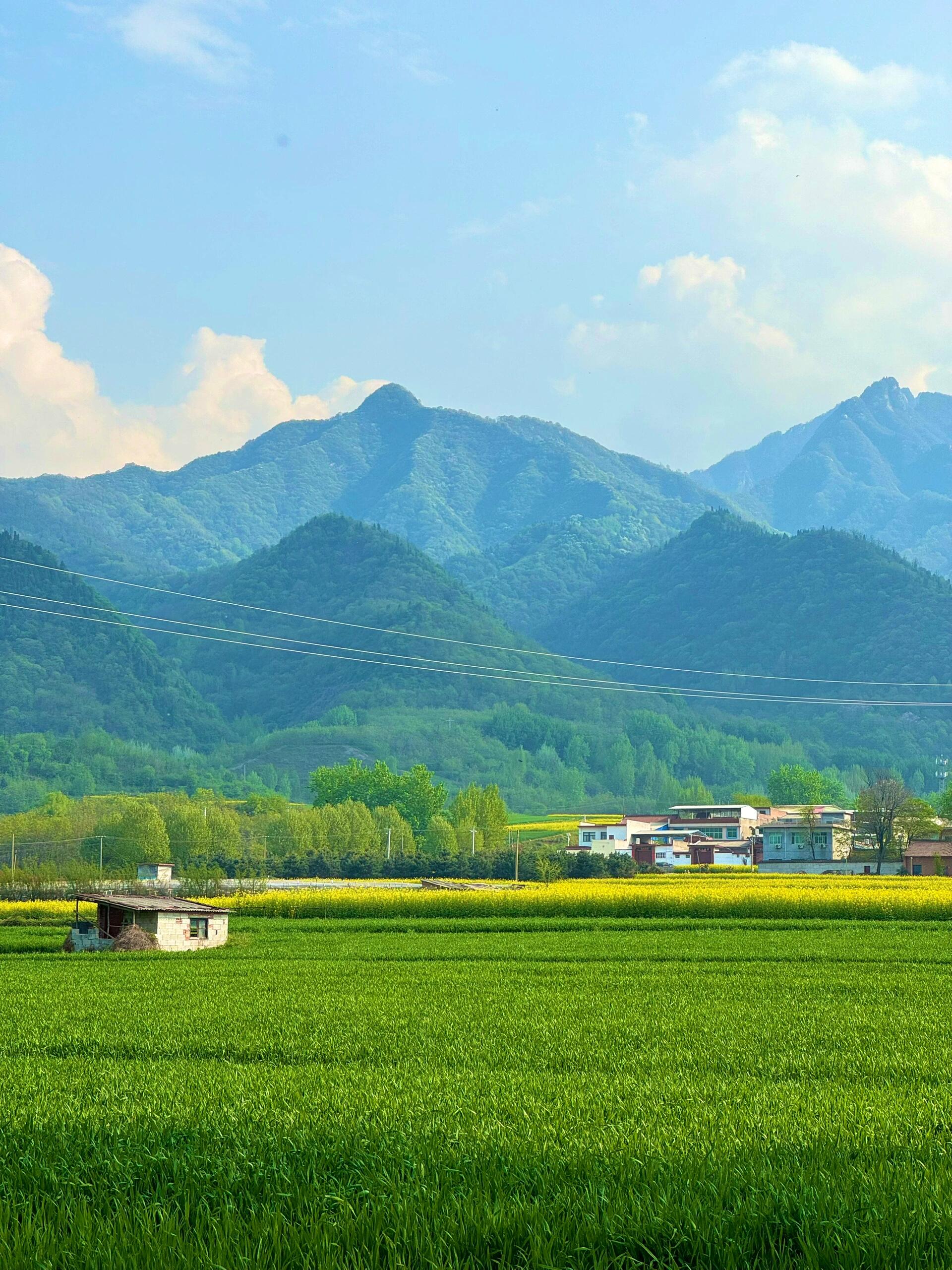 秦岭最美县城图片