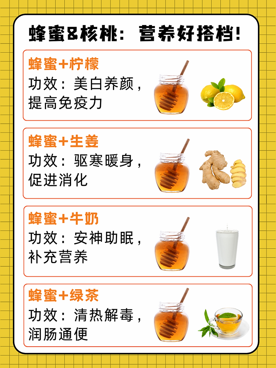 蜂蜜可以和什么一起吃最好(蜂蜜可以和哪些食物搭配吃?)