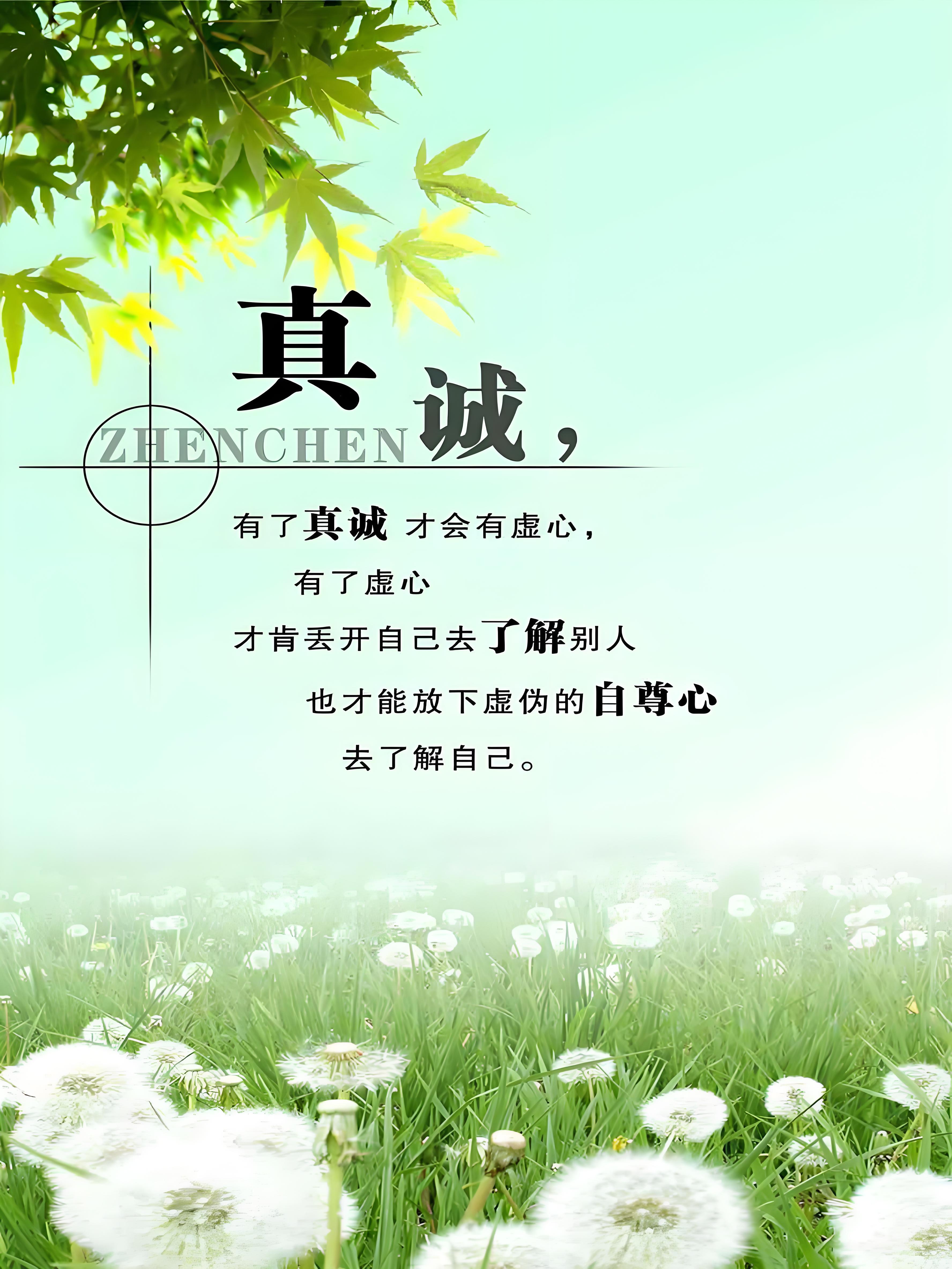 真诚这张牌,加上任何一张都是王炸,唯独不能单出,单出就是死牌