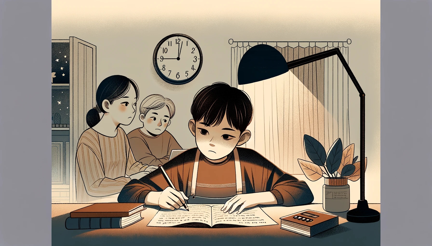 小琪的父母总是努力培养她的学习习惯,他们希望她