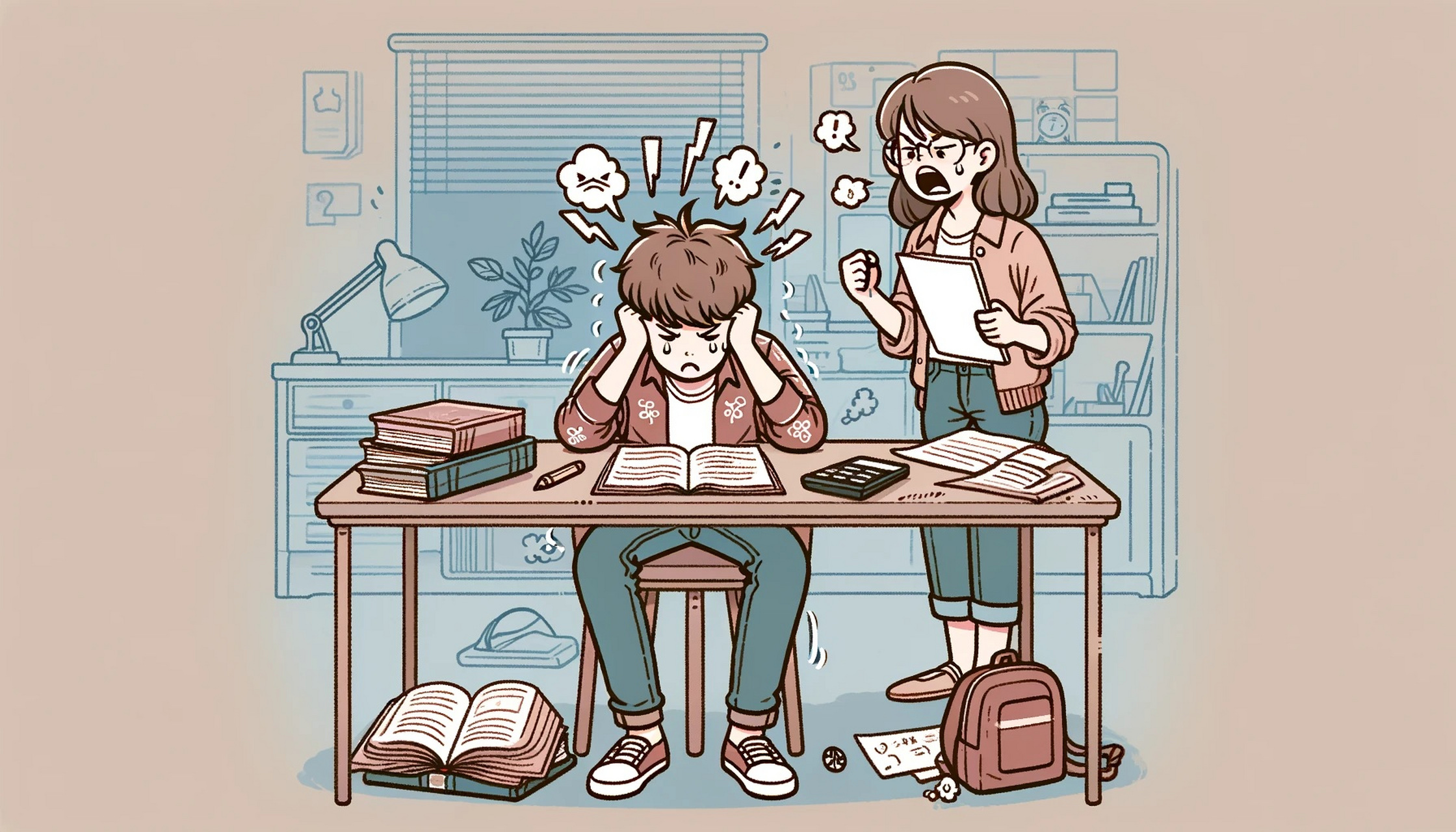 某个下午,孩子从学校回来,情绪激动,脸色阴沉,进门