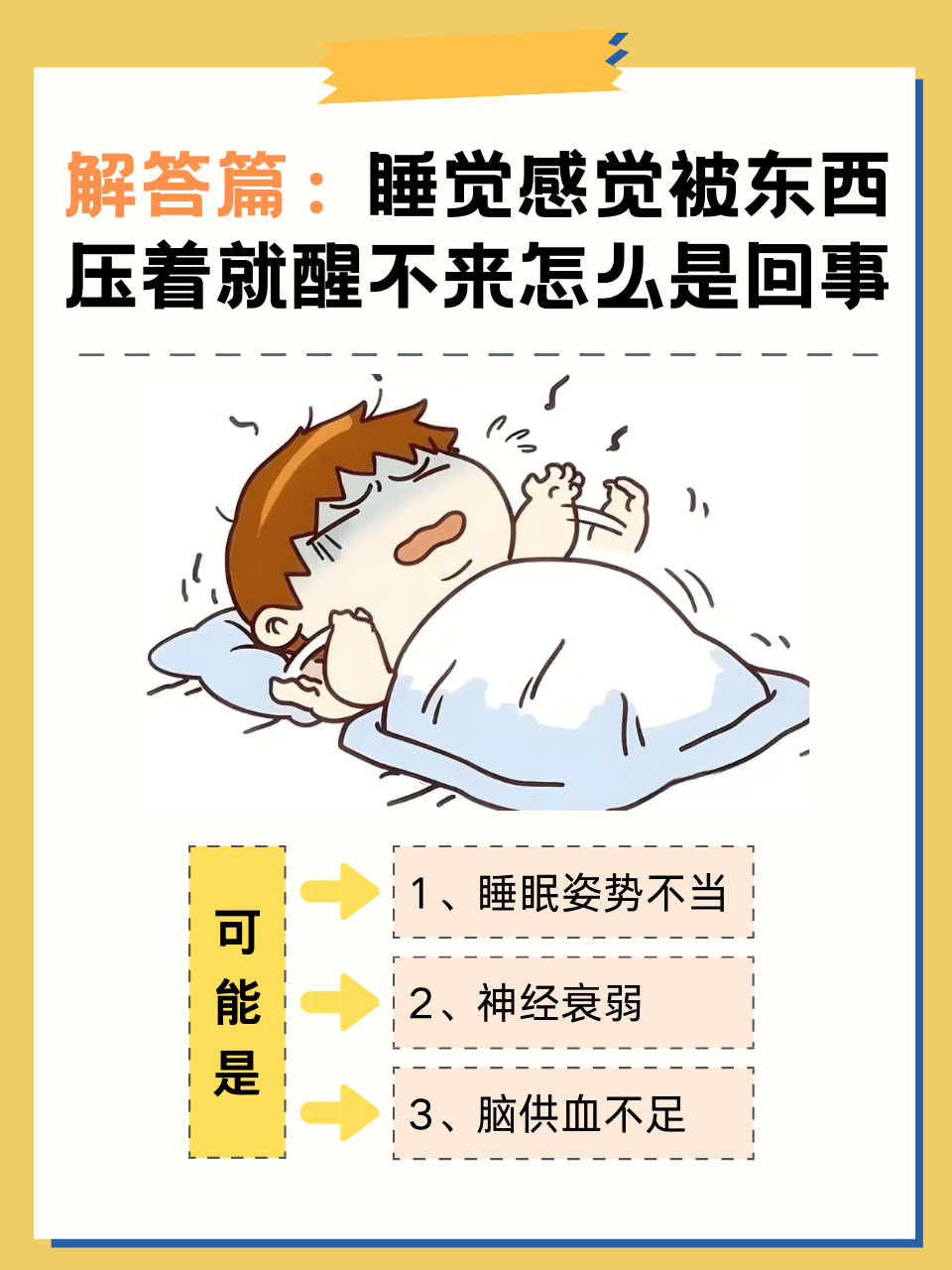 午睡时感觉挣扎醒不来